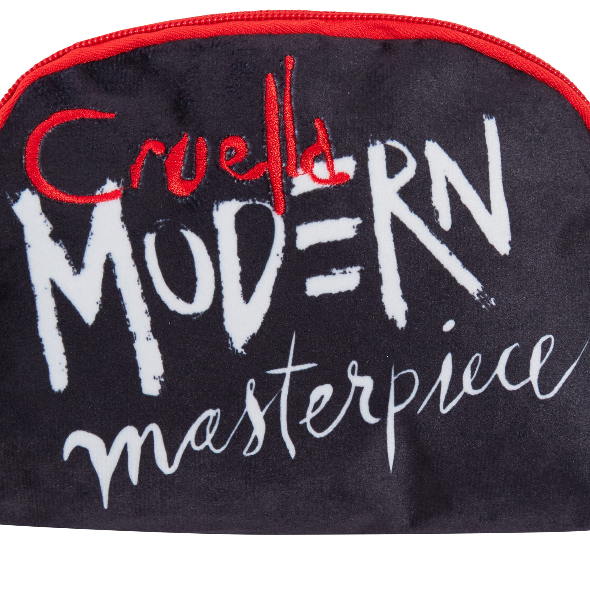 Cruella Make Up Bag for Women Disney Plush Cosmetic Toiletries Bag Pencil Case