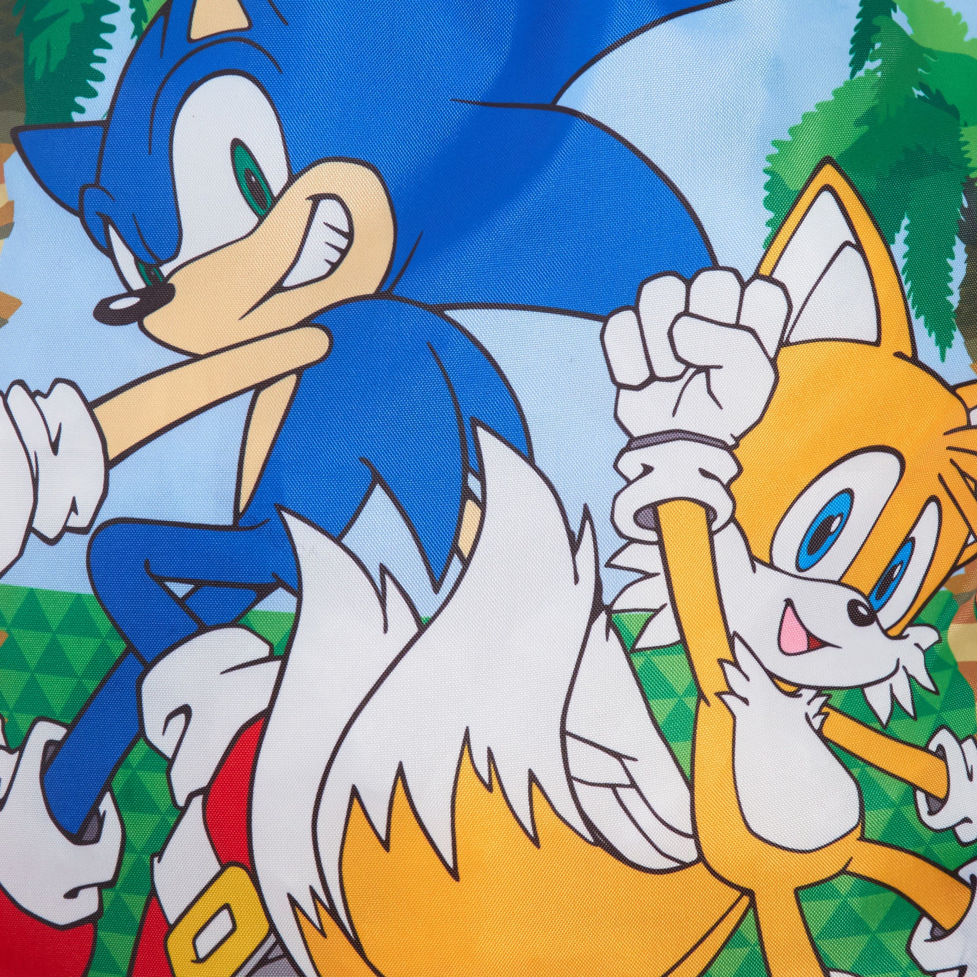 Sonic The Hedgehog Drawstring Gym Bag Boys Trainer Bag Swim Bag Kids PE Backpack