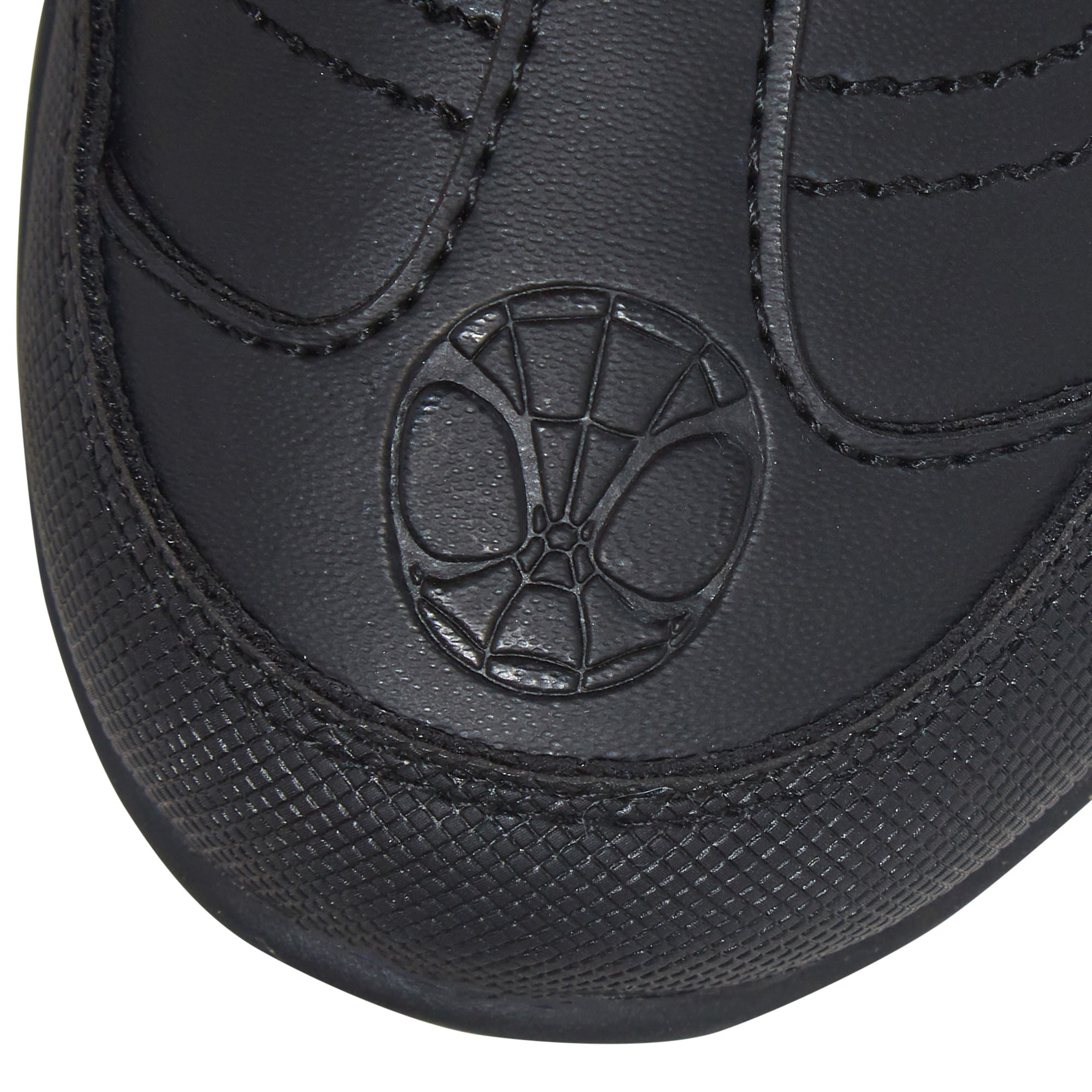 Spidey and His Amazing Friends Boys School Shoes Black Shoe Easy Touch Fastening