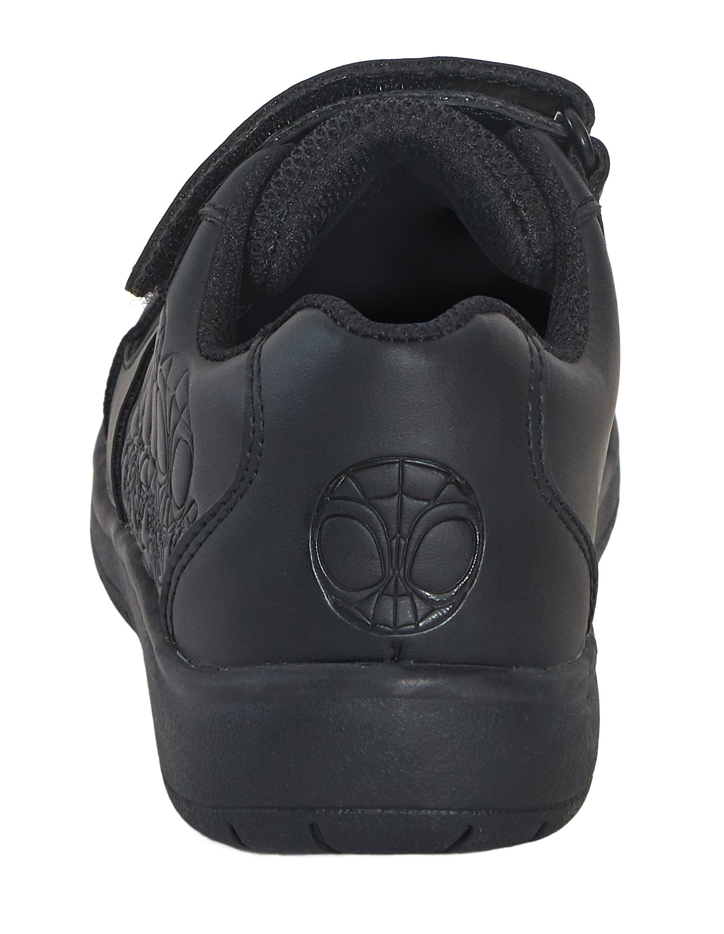 Spidey and His Amazing Friends Boys School Shoes Black Shoe Easy Touch Fastening