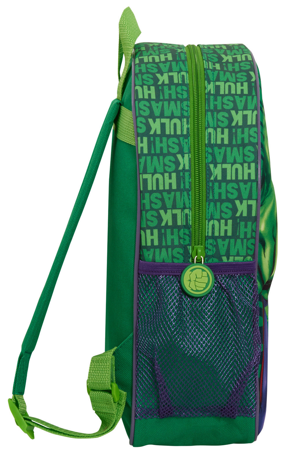 Boys 3D Incredible Hulk Backpack Kids Marvel Avengers School Travel Rucksack Bag