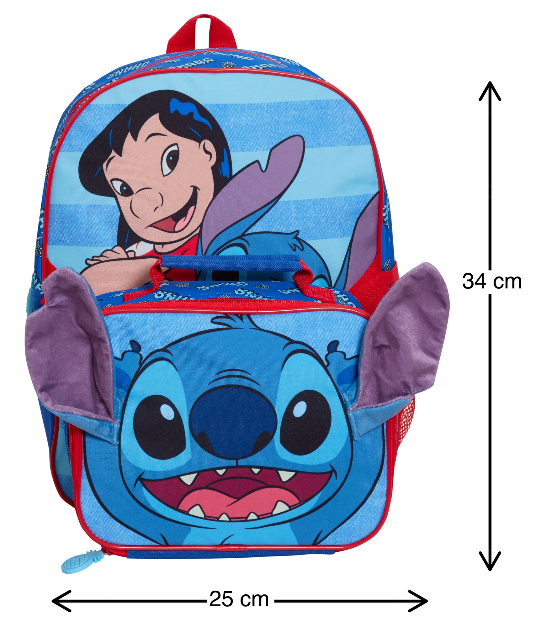 Lilo And Stitch Backpack With Lunch Bag Disney Matching School Nursery Bag Set