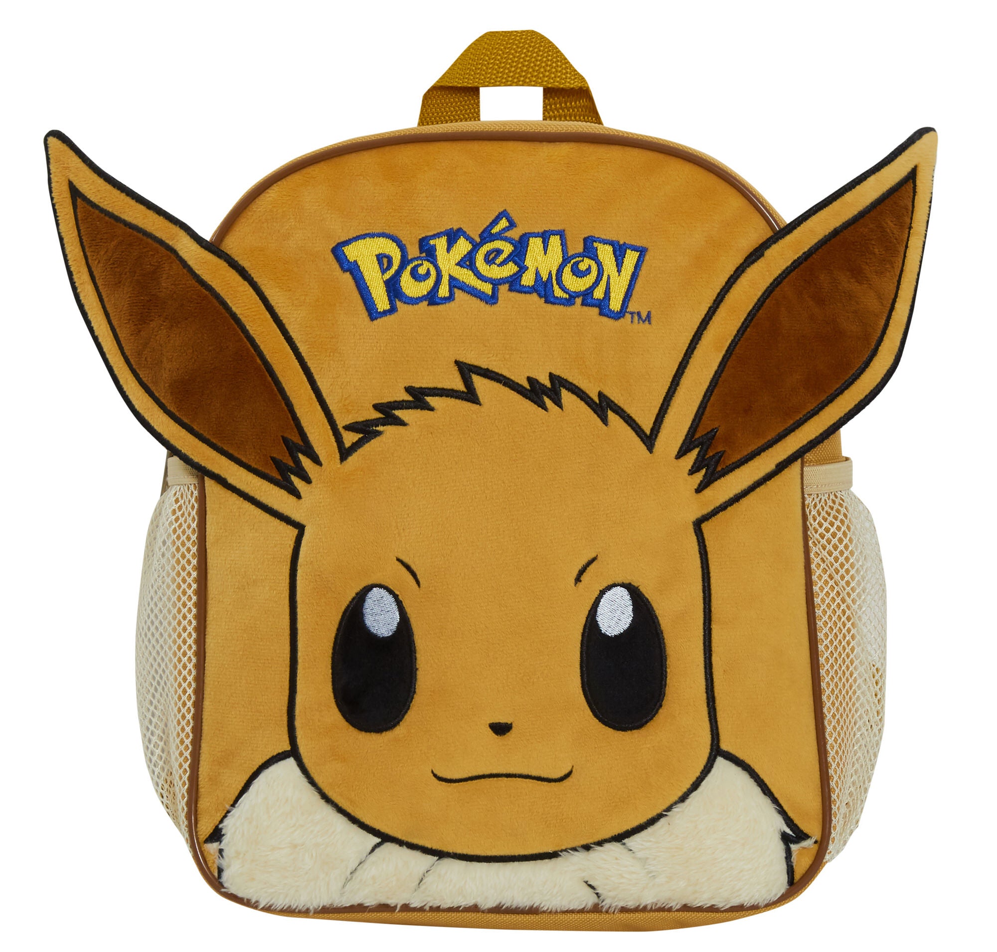 Pokemon Eevee Backpack 3D Plush Kids Character School Rucksack Lunch Book Bag