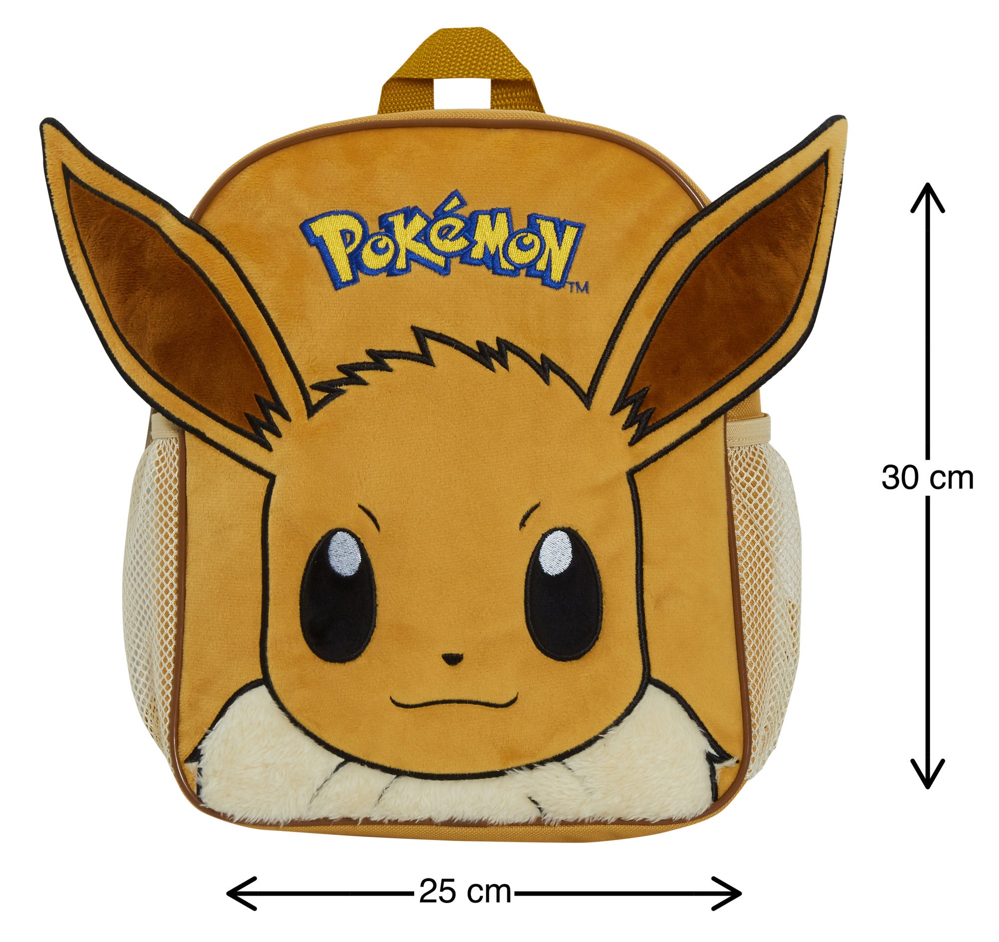 Pokemon Eevee Backpack 3D Plush Kids Character School Rucksack Lunch Book Bag