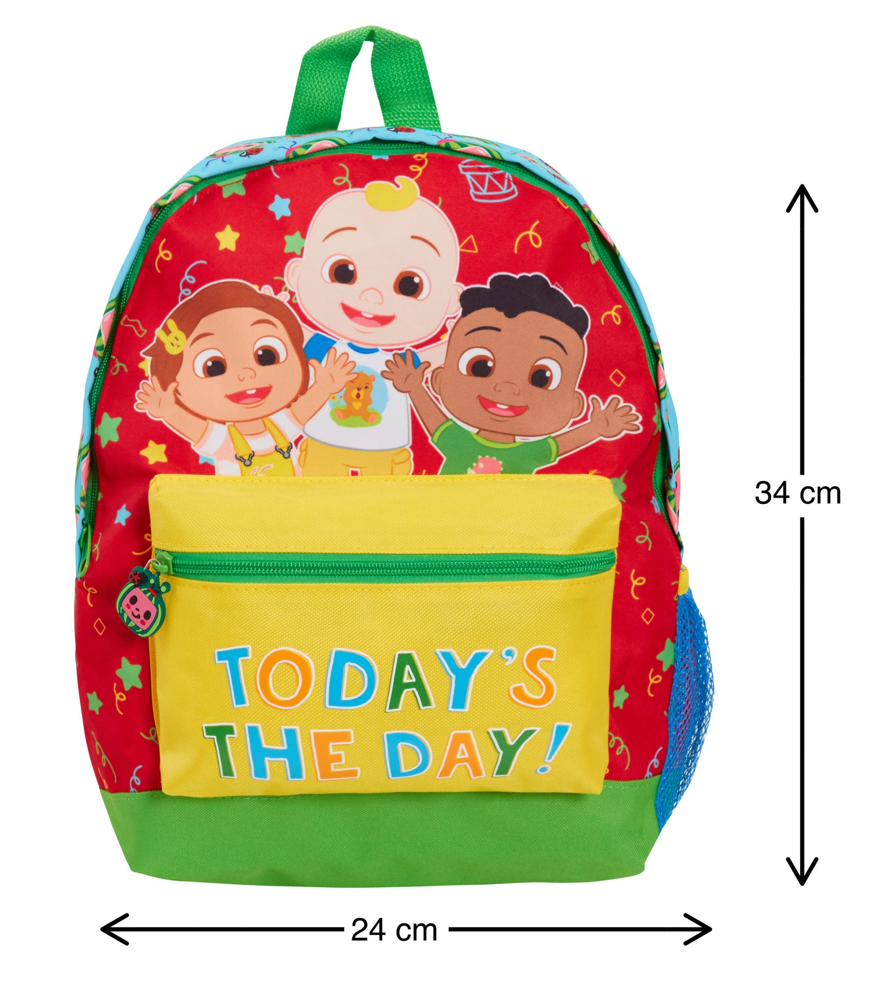 Boys Girls Cocomelon Backpack Kids Character Nursery Rucksack Travel Lunch Bag