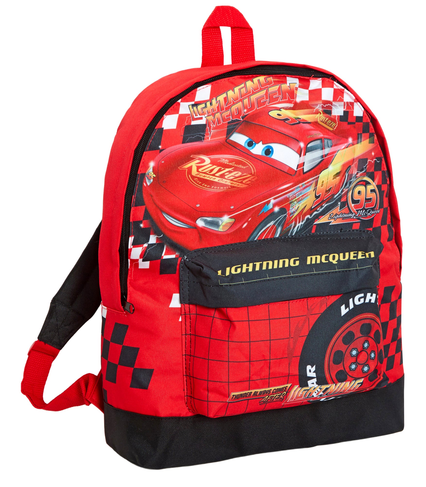 Disney Cars Backpack + Lunch Bag + Pencil Case 3 Piece Lightning School Bag Set