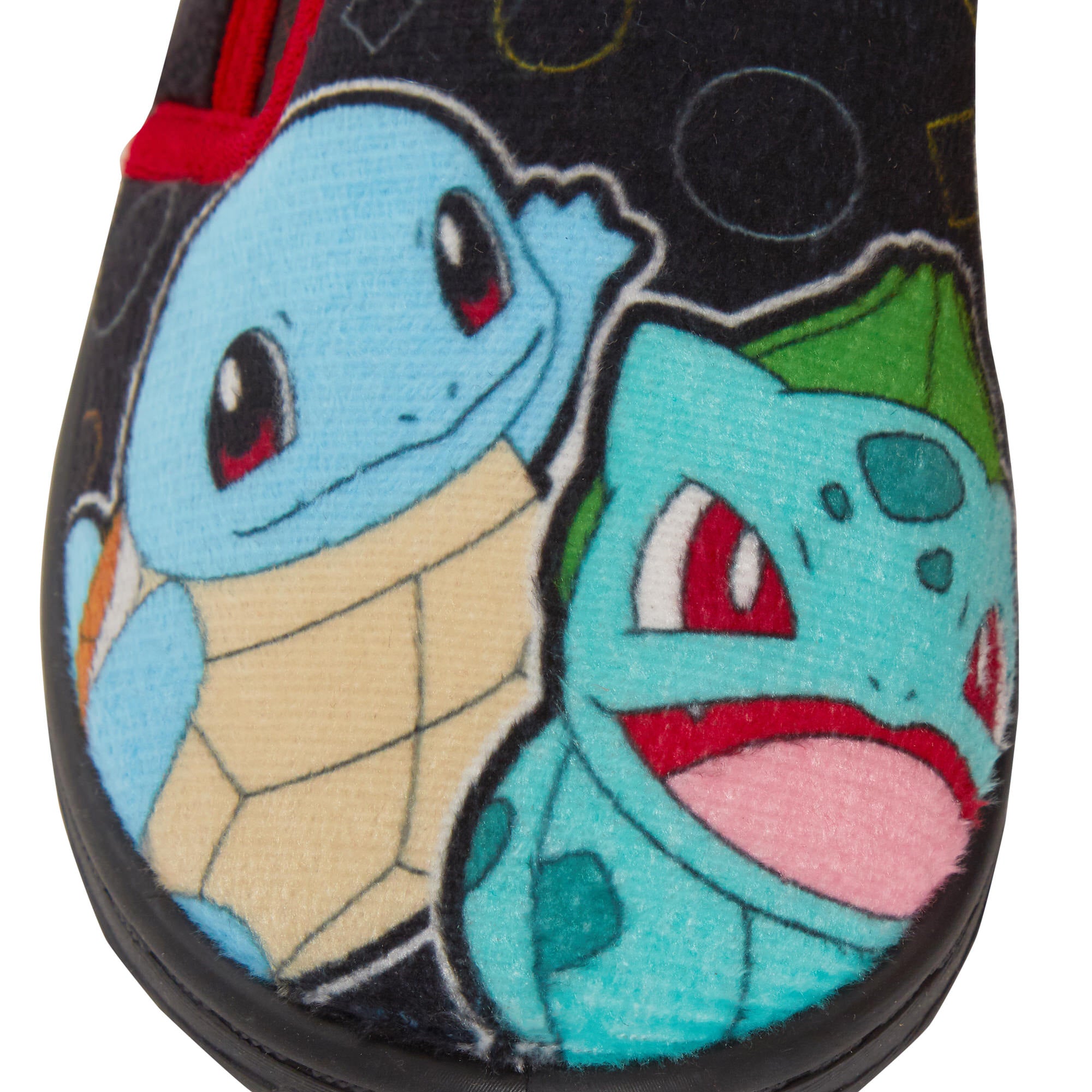 Pokemon Slippers For Kids Boys Girls Pikachu Black Mules Slip On House Shoes
