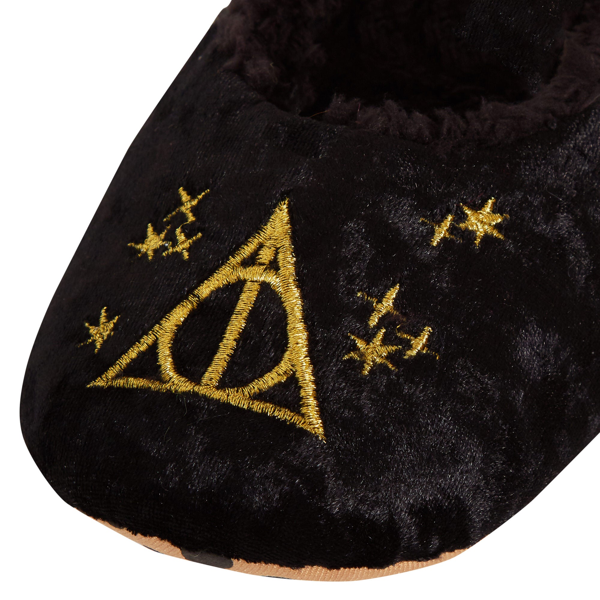 Harry Potter Slippers For Womens Girls Deathly Hallows Ballet Pump Slipper Socks