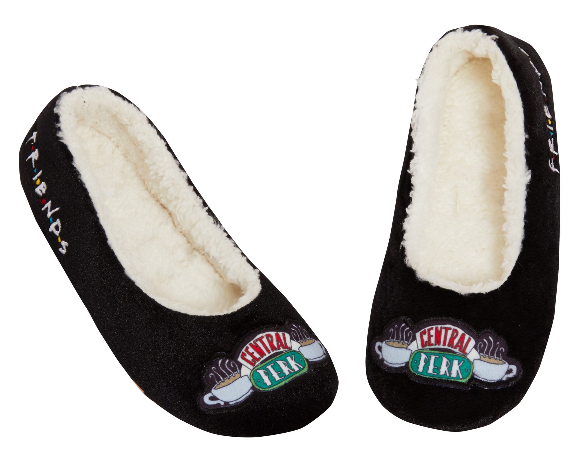 FRIENDS Slippers For Women Girls Teens Central Perk Ballet Pump Slipper Socks