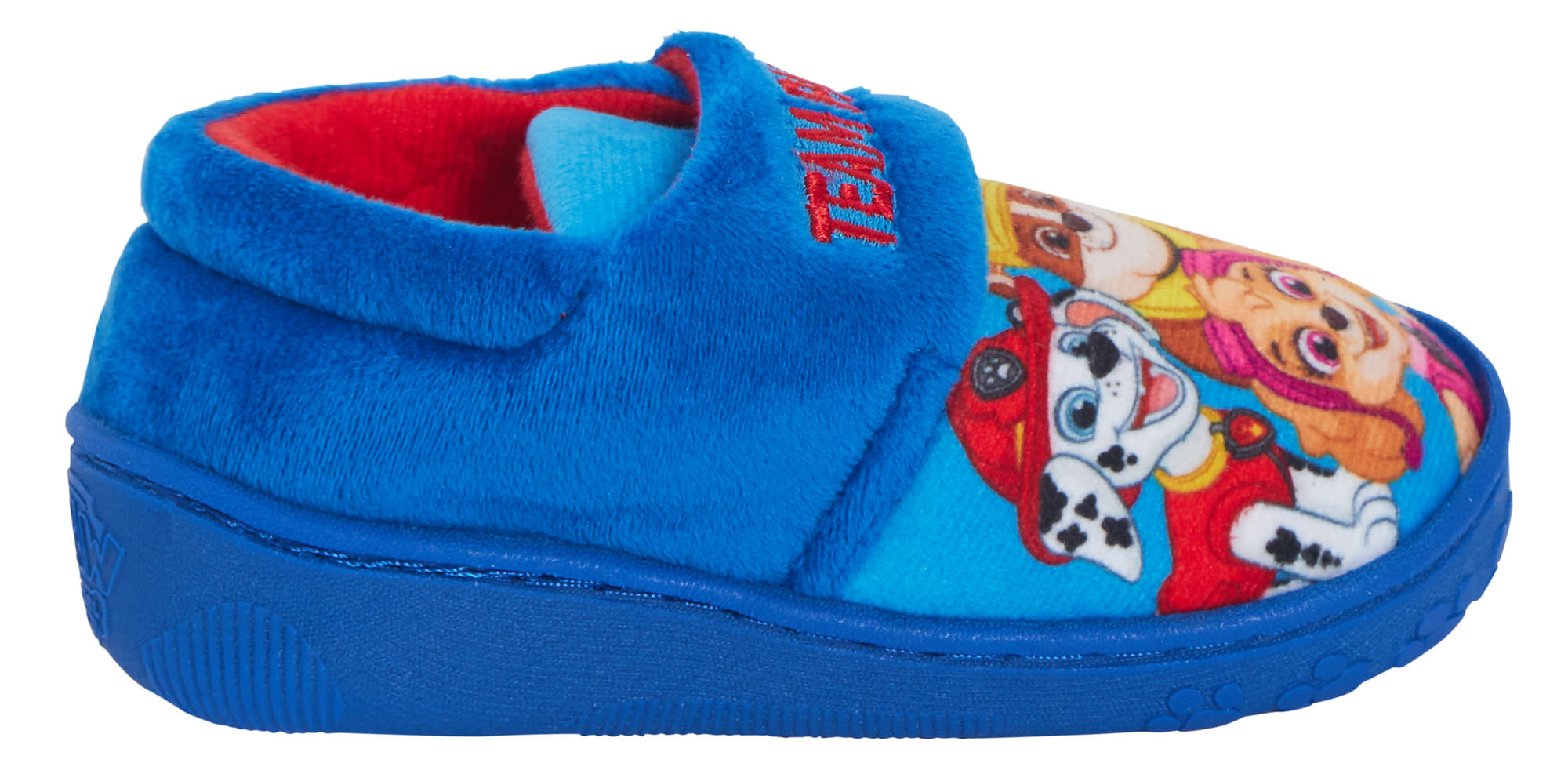 Boys Paw Patrol Slippers Chase Marshall Kids Touch Fasten House Shoes Booties