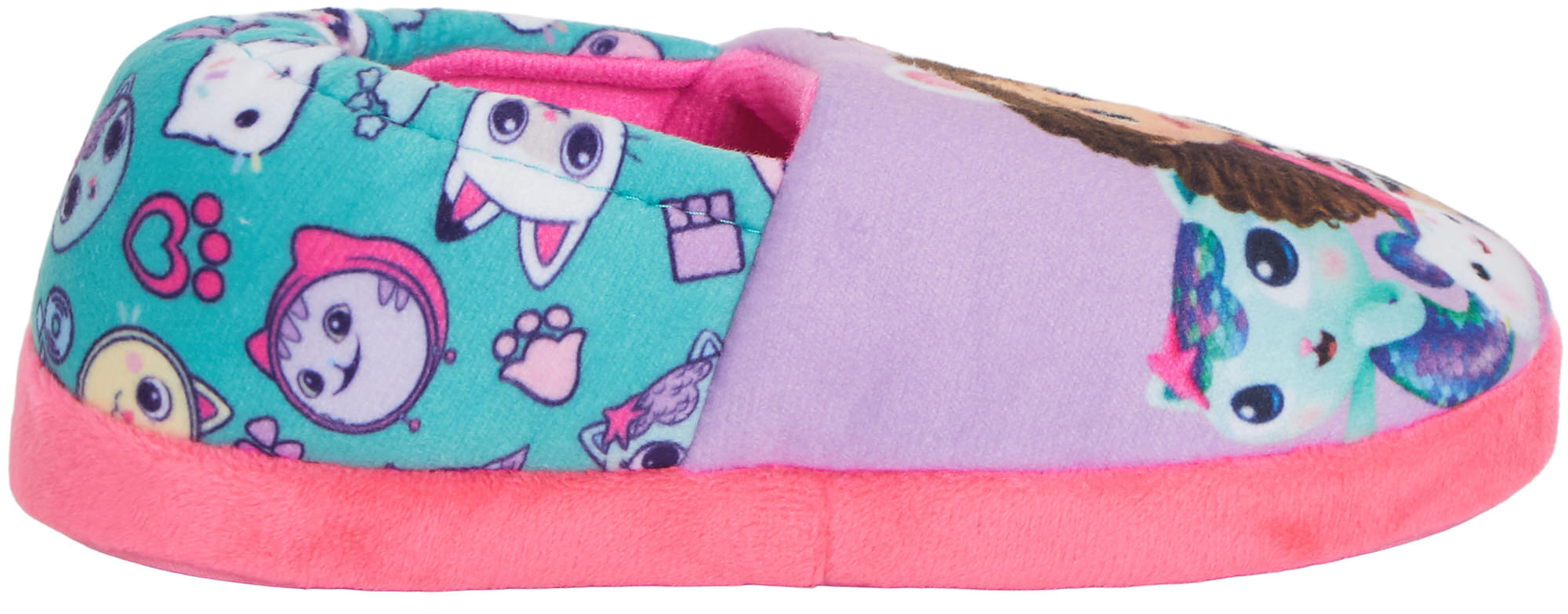 Girls Gabby's Dollhouse Slippers Kids Gabbys Pandy Paws Slip On Mules House Shoes