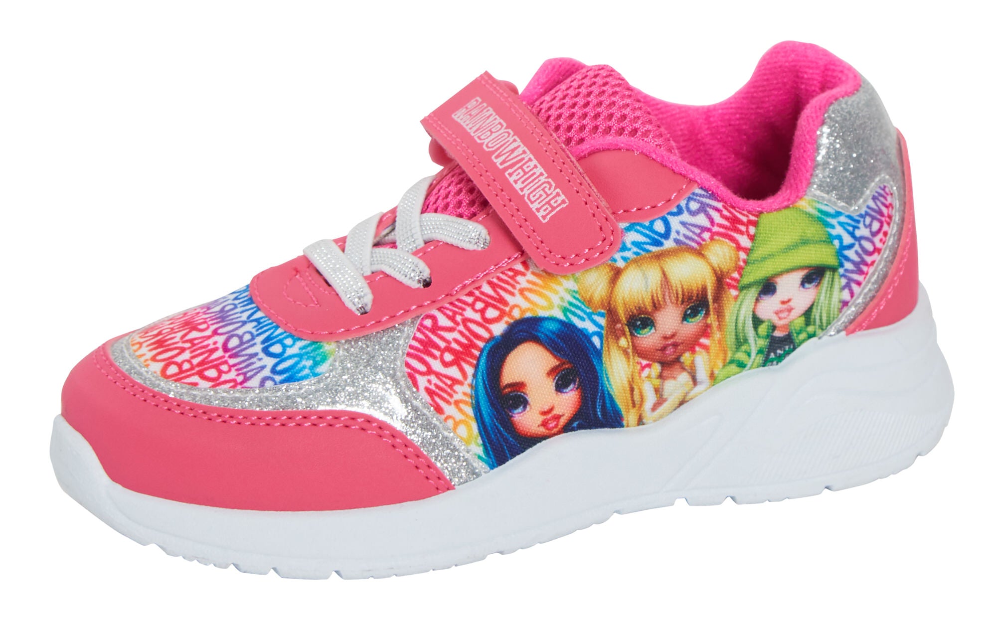 Rainbow High Girls Trainers Kids Fashion Doll Easy Touch Fasten Sports Shoes