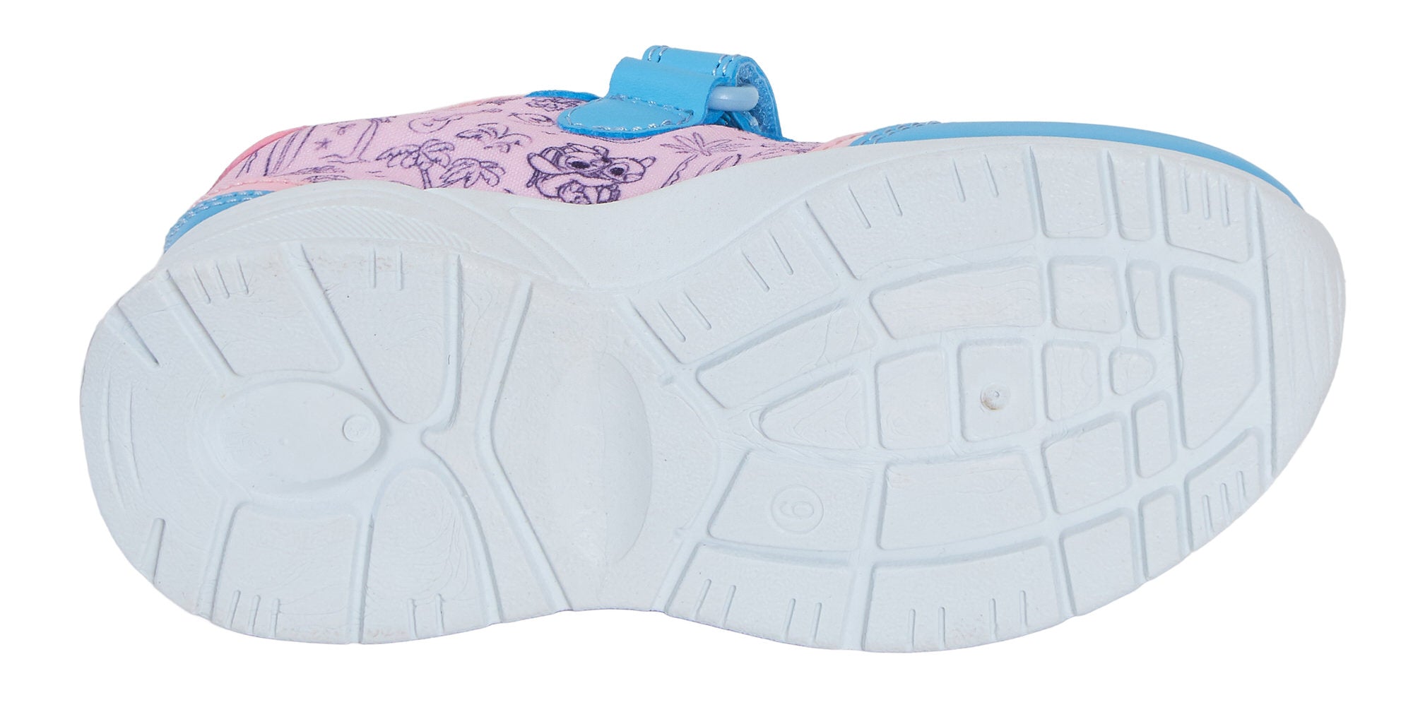 Girls Disney Stitch Trainers Kids Angel Easy Touch Fasten Sports Shoes Sneakers