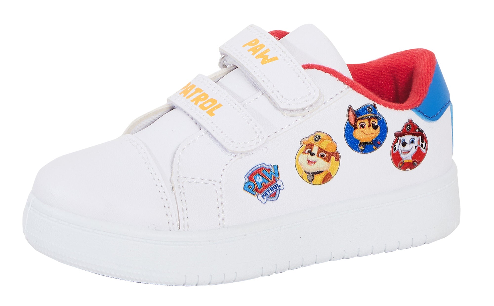 Kids Paw Patrol Trainers Chase Marshall White Sports Shoe Tennis Plimsolls Pumps