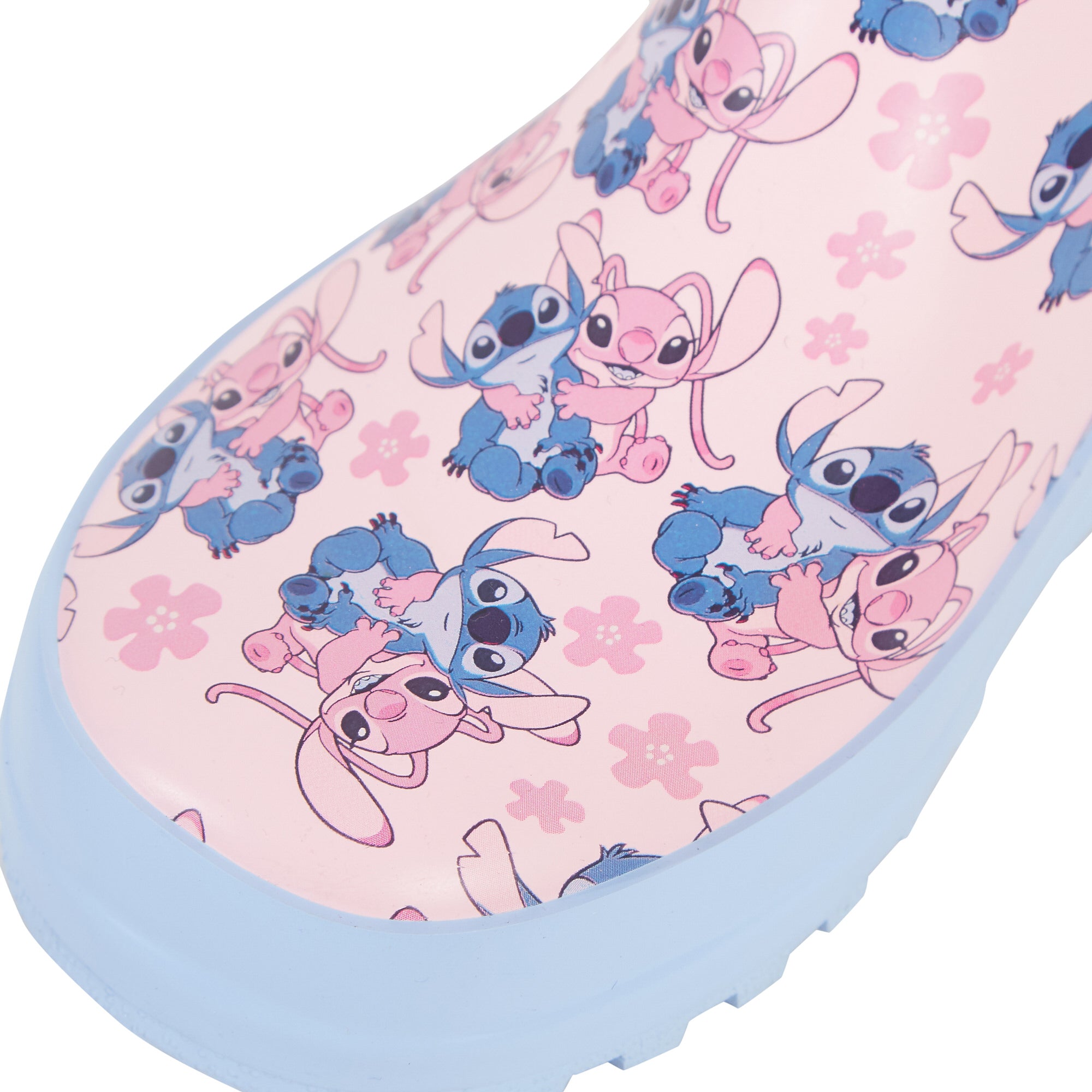 Girls Disney Stitch Wellies Rubber Wellington Boots Stitch & Angel sz 8-5 Adult