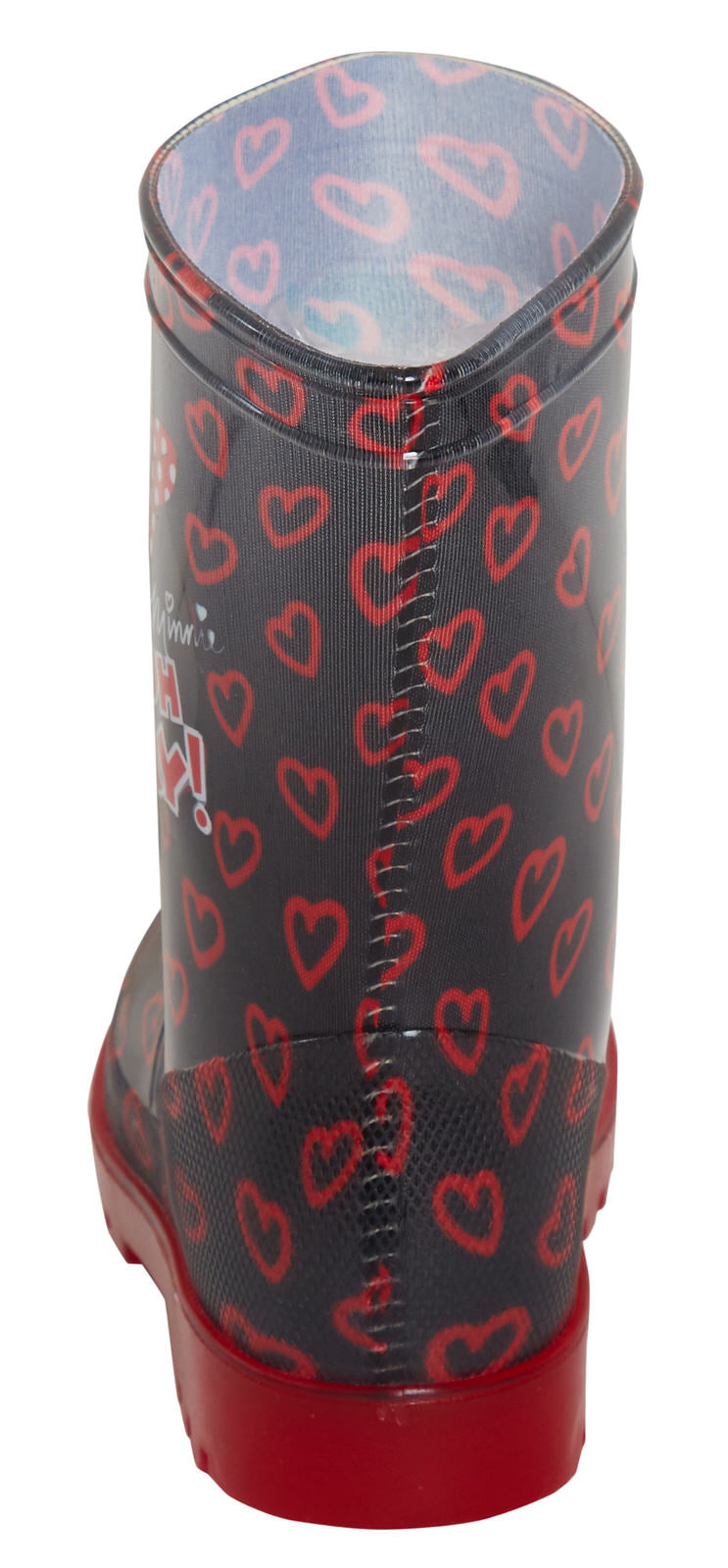 Girls Disney Minnie Mouse Light Up Wellington Boots Kids Rain Snow Shoes Wellies