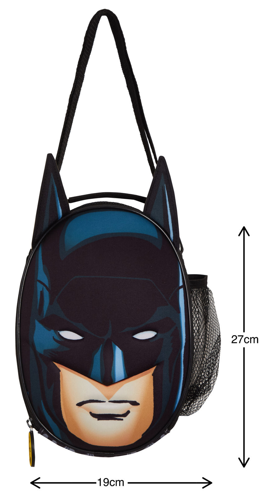 Boys Batman Lunch Bag 3D DC Comics Insulated Lunch Box Kids School Cooler Bag