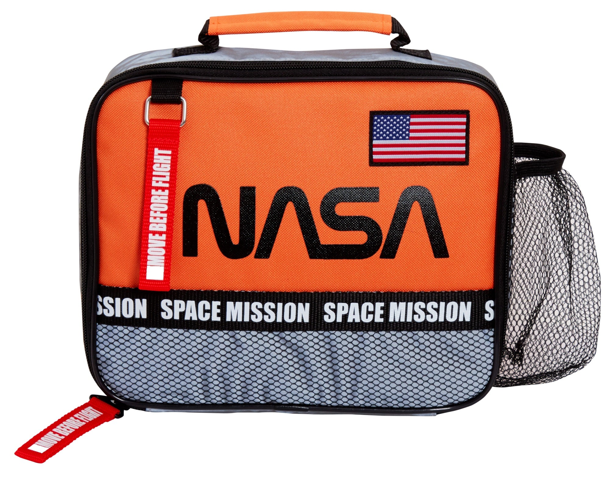 NASA Lunch Bag For Boys Space Insulated Lunch Box Astronaut School Cooler Bag