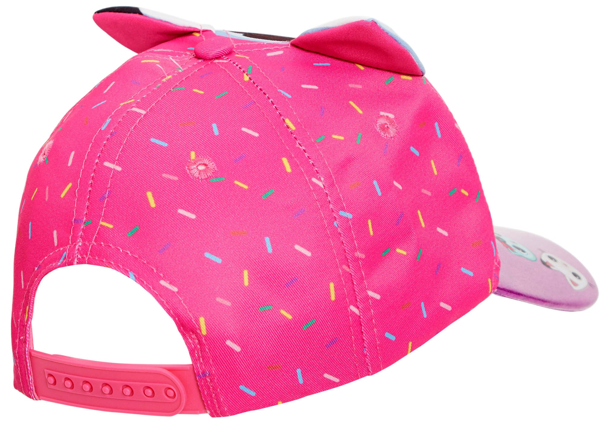 Girls Gabby's Dollhouse Baseball Cap Kids Cat Ears Summer Peaked Hat Adjustable Dress Up Accessory