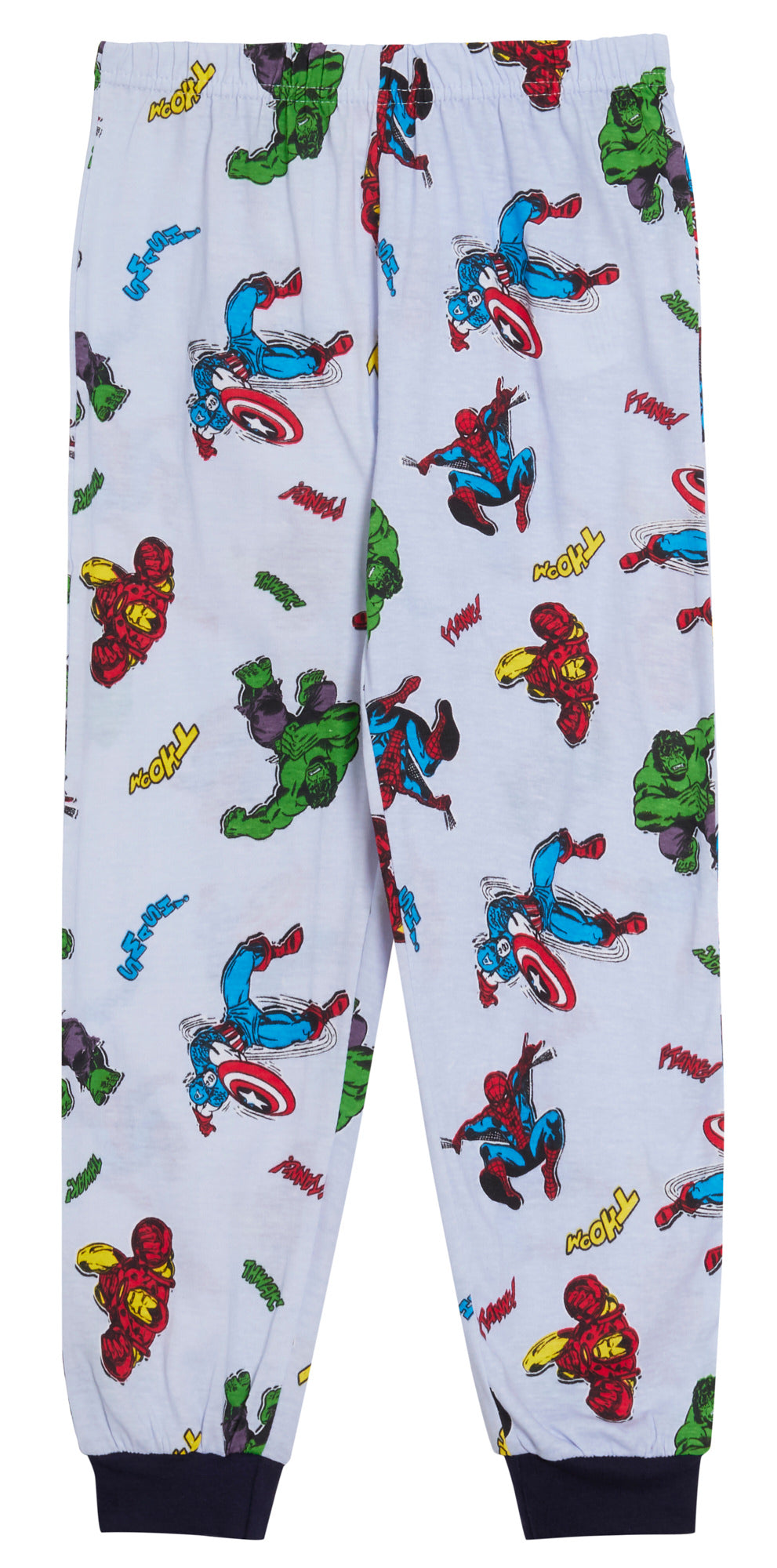 Boys Avengers Pyjamas Kids Long Pjs Hulk Captain America Spiderman Iron Man