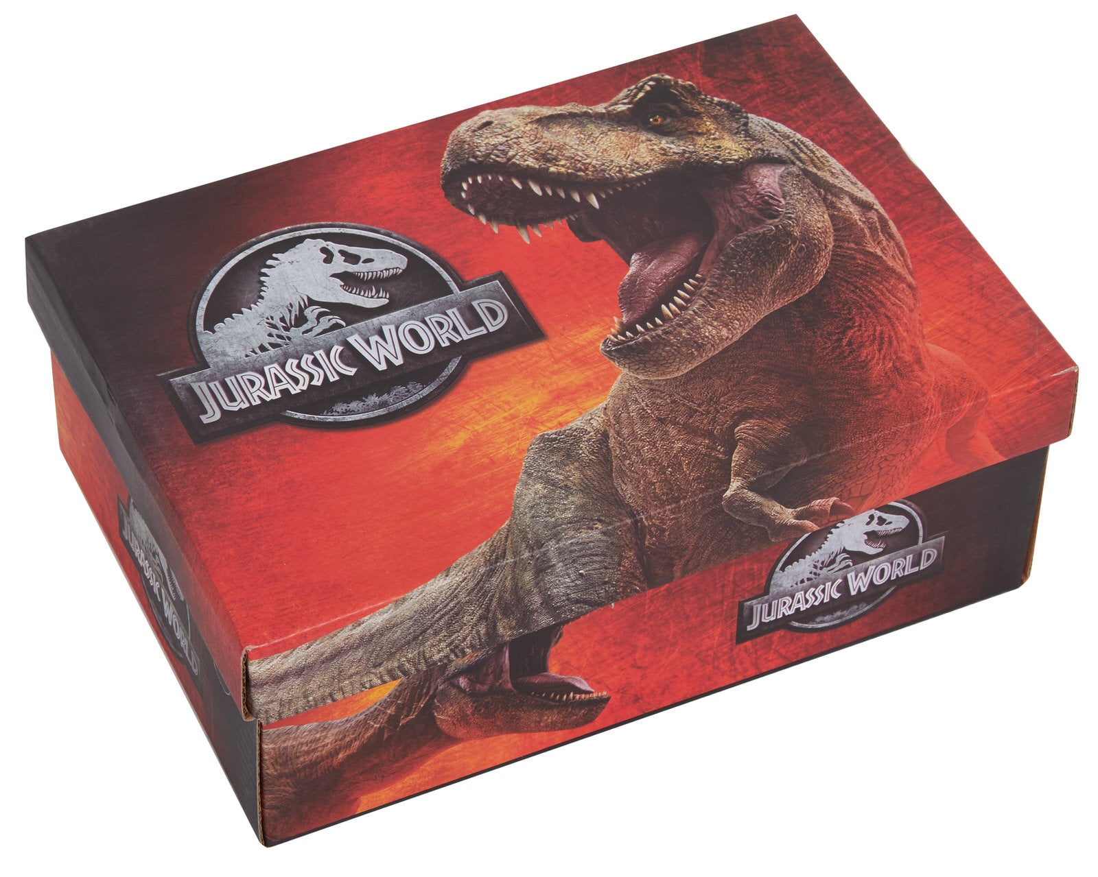 Boys Jurassic World Canvas Trainers Kids Dinosaur Easy Touch Fasten Sports Pumps