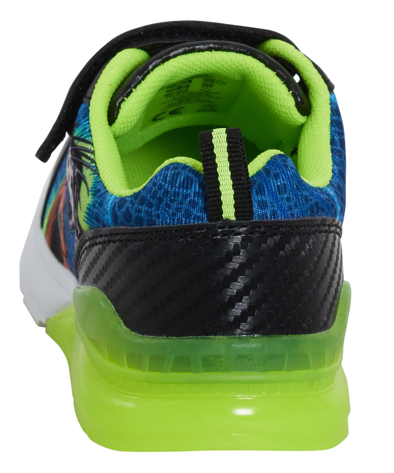 Boys Jurassic World Light Up Trainers Kids Dinosaur Flashing Lights Sports Shoes