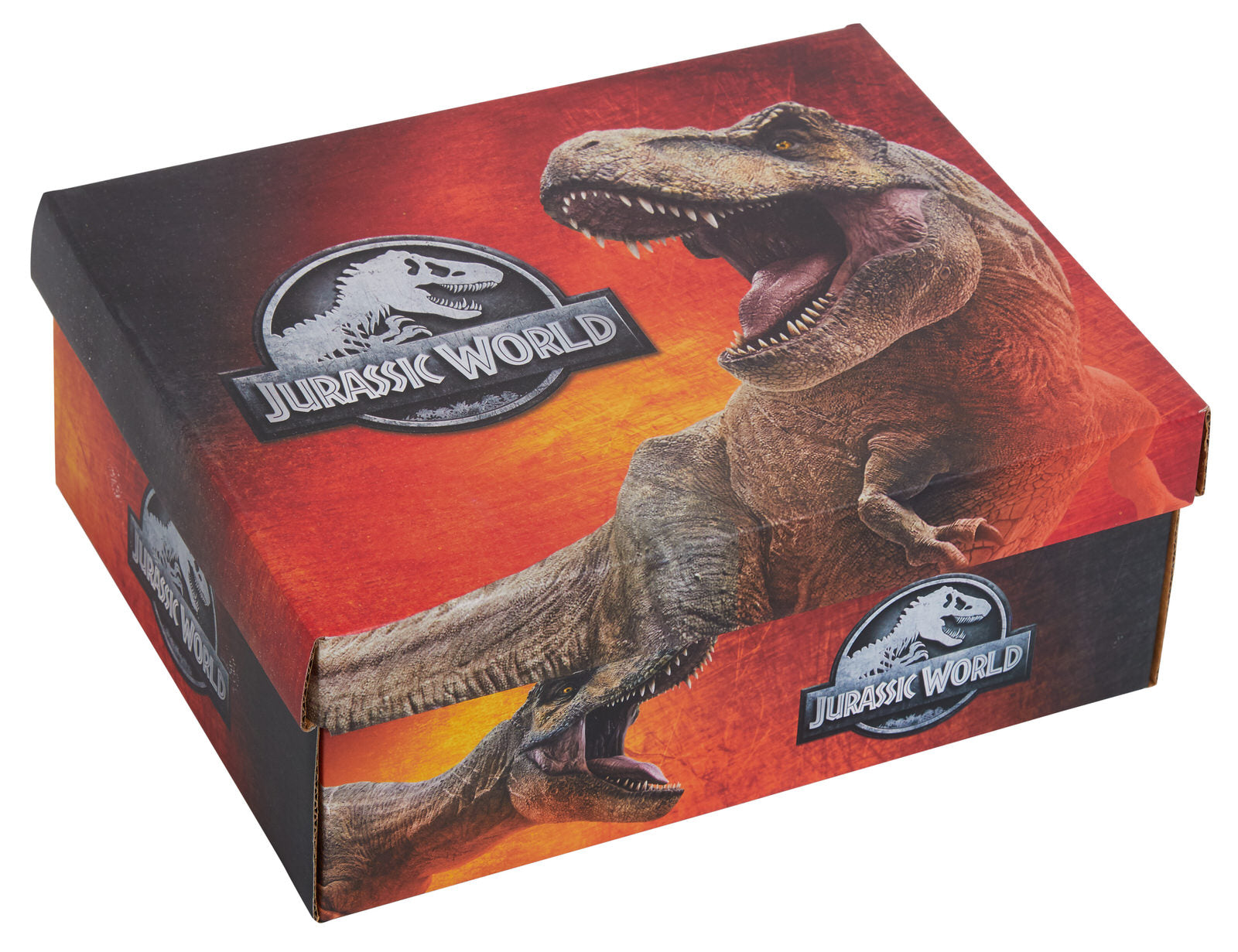 Boys Jurassic World Light Up Trainers Kids Dinosaur Flashing Lights Sports Shoes