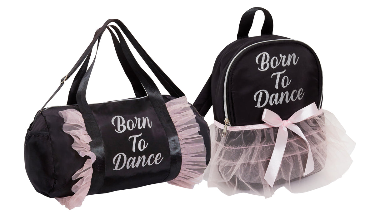 Girls Barrel Bag and Mini Backpack Set Dance Practice Gym Sports Duffel Bag Backpack