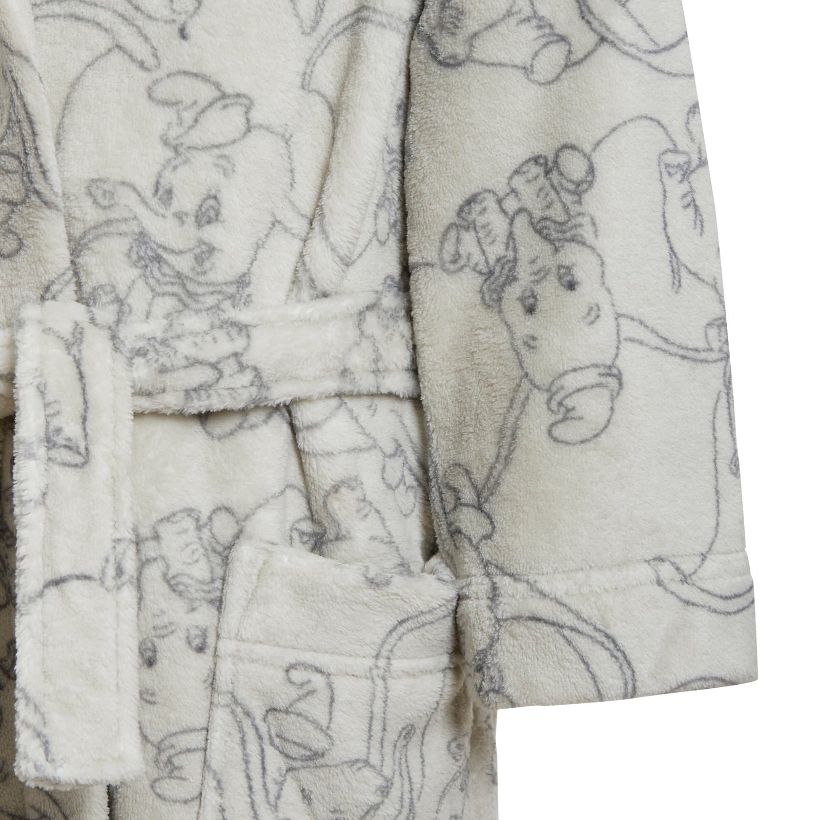 Disney Dumbo Baby Boys Baby Girls Dressing Gown Unisex Grey Elephant Bath Robe