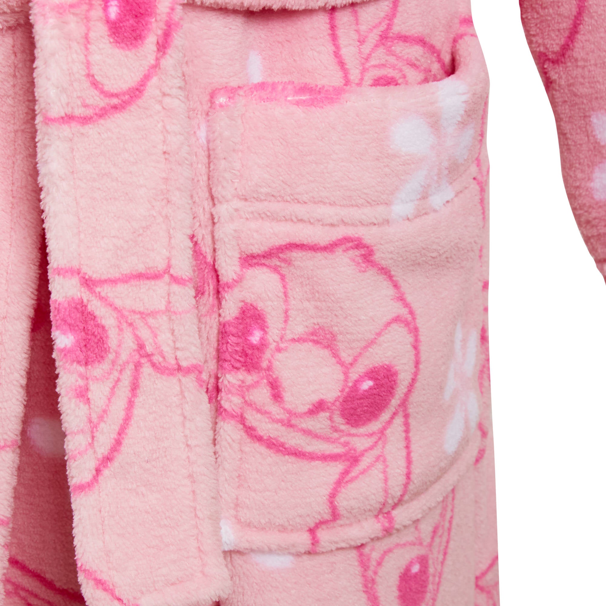 Girls Stitch Dressing Gown + Pyjamas Set Matching 3pc Nightwear Bathrobe + Pjs