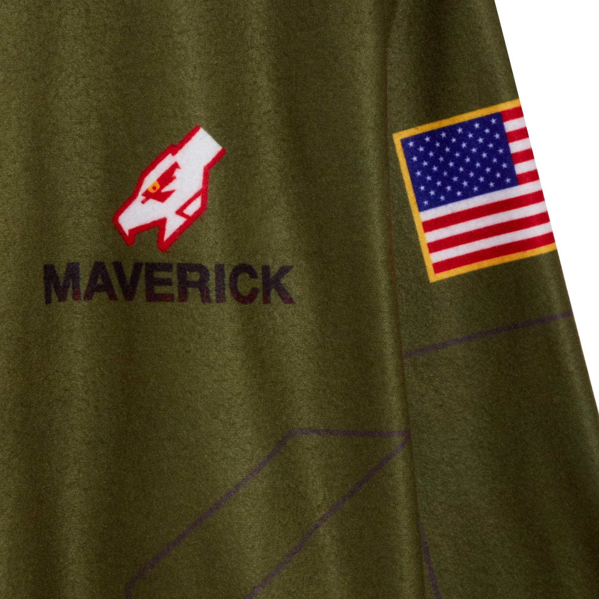 Boys Top Gun Fleece All In One Maverick Pyjamas Kids Flighter Pilot Jumpsuit