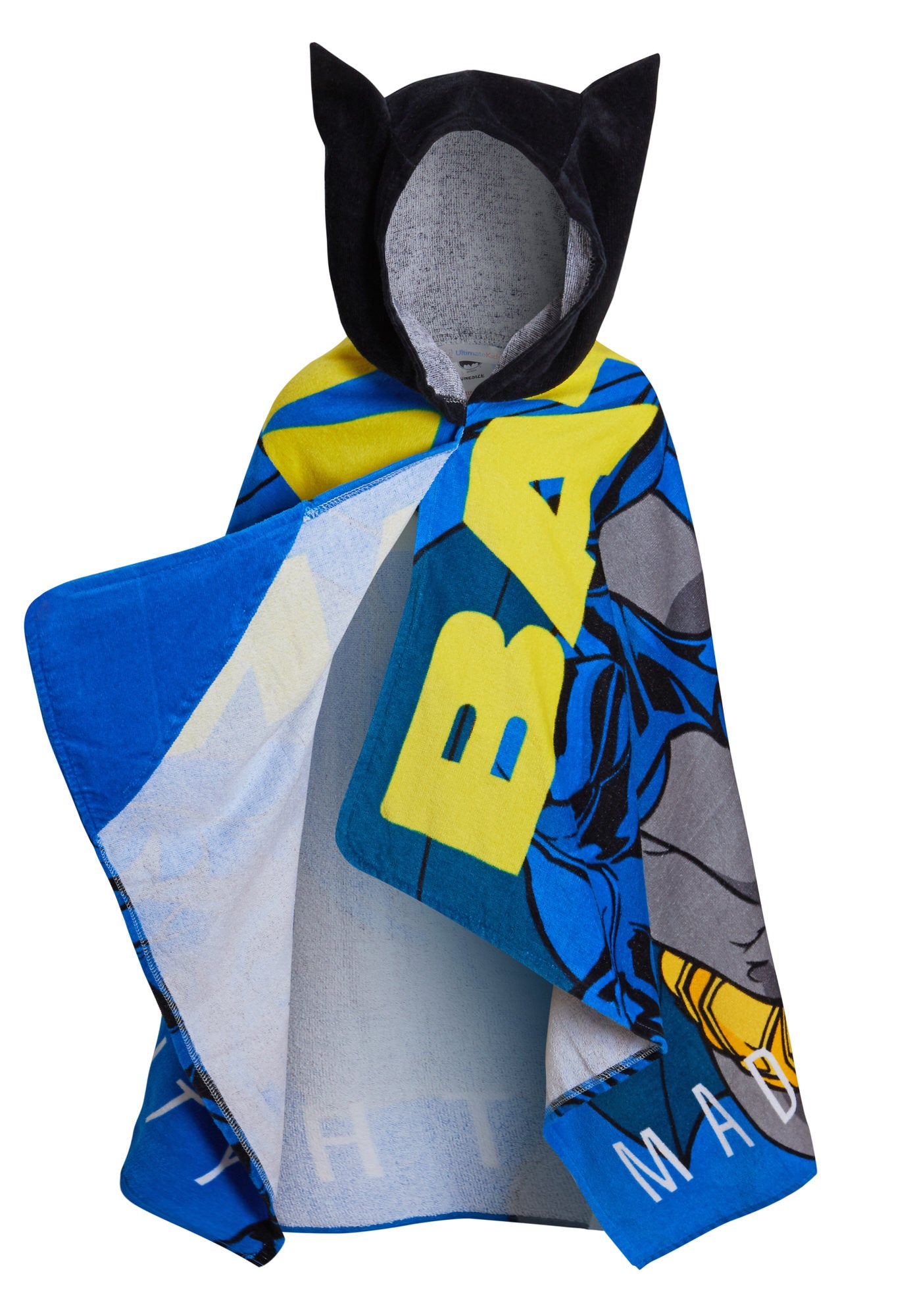 Batman Hooded Towel 100% Cotton Kids Poncho Beach Towel Bath Towel Swimming Wrap