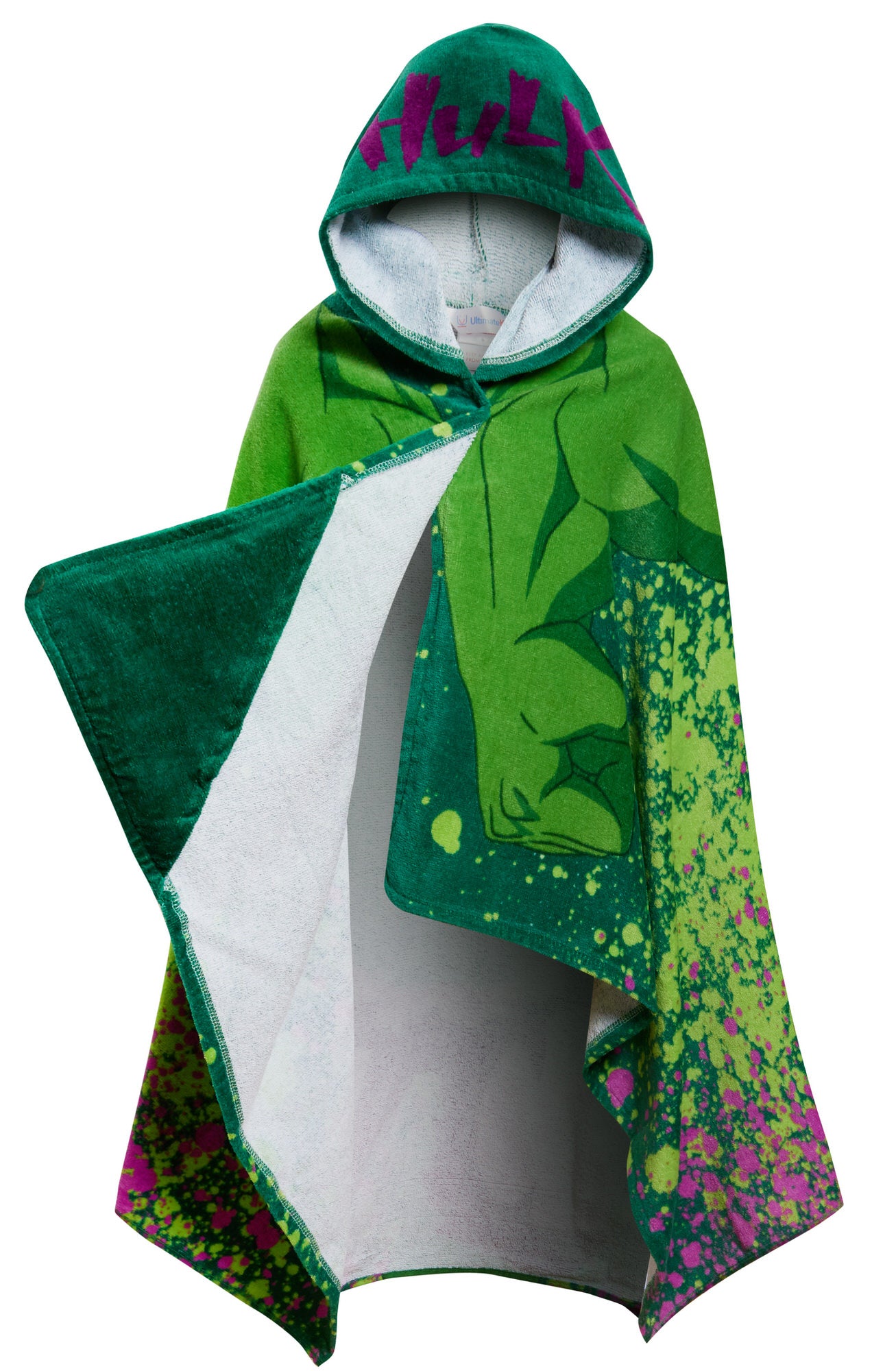 Incredible Hulk Hooded Towel Avengers Poncho Beachtowel Bath Towel Swimming Wrap