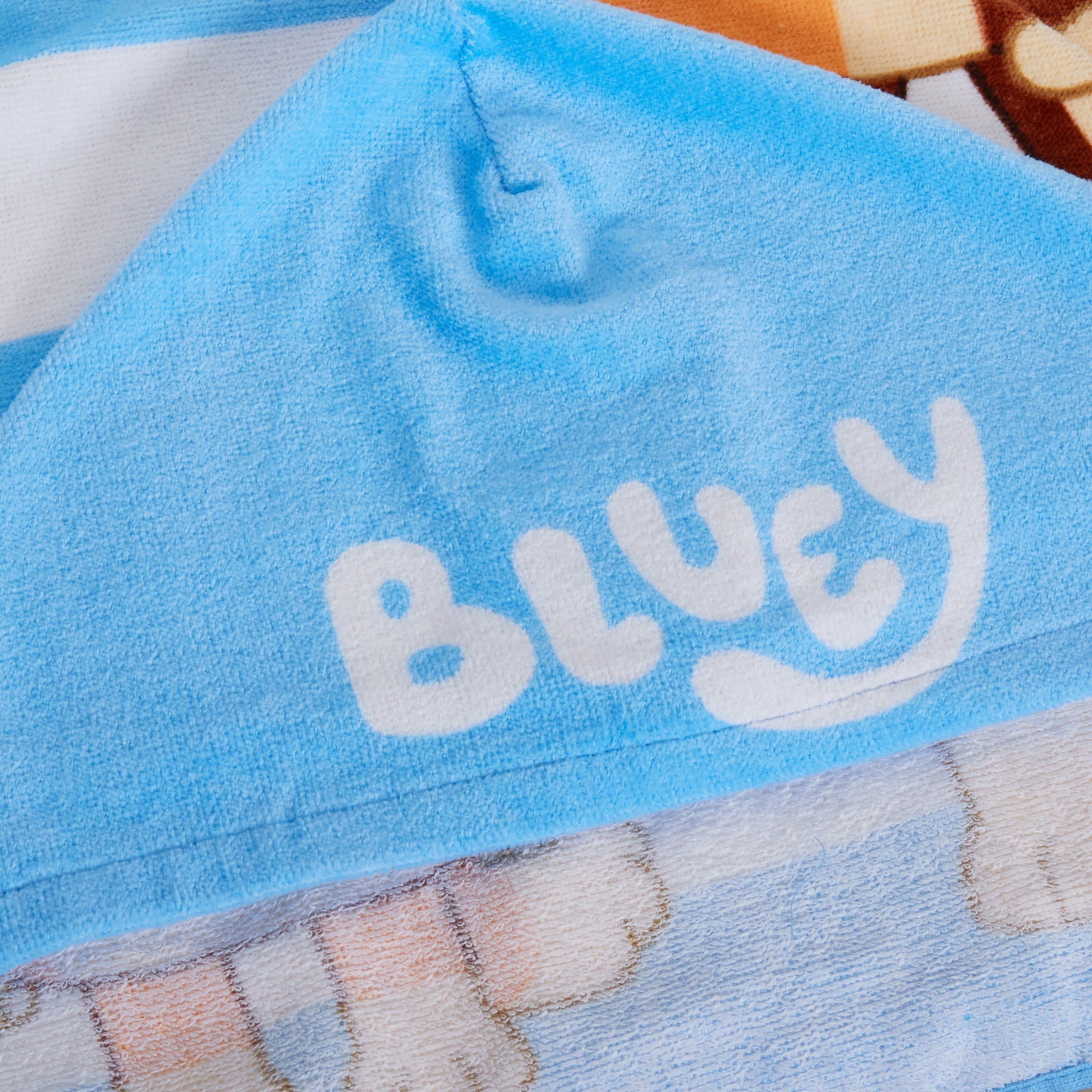 Bluey Hooded Towel Boys Girls Poncho Kids Beach Towel Bath Towel Swimming Wrap