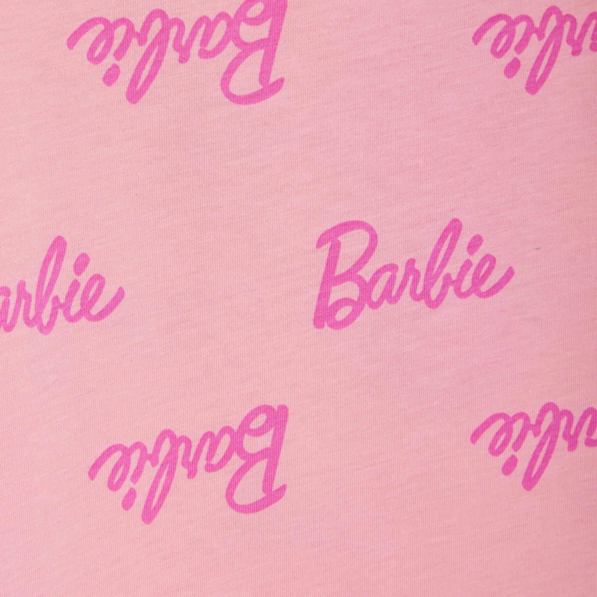 Girls Barbie Pyjamas For Kids Girls Pjs Short Sleeve T-Shirt Long Lounge Bottoms