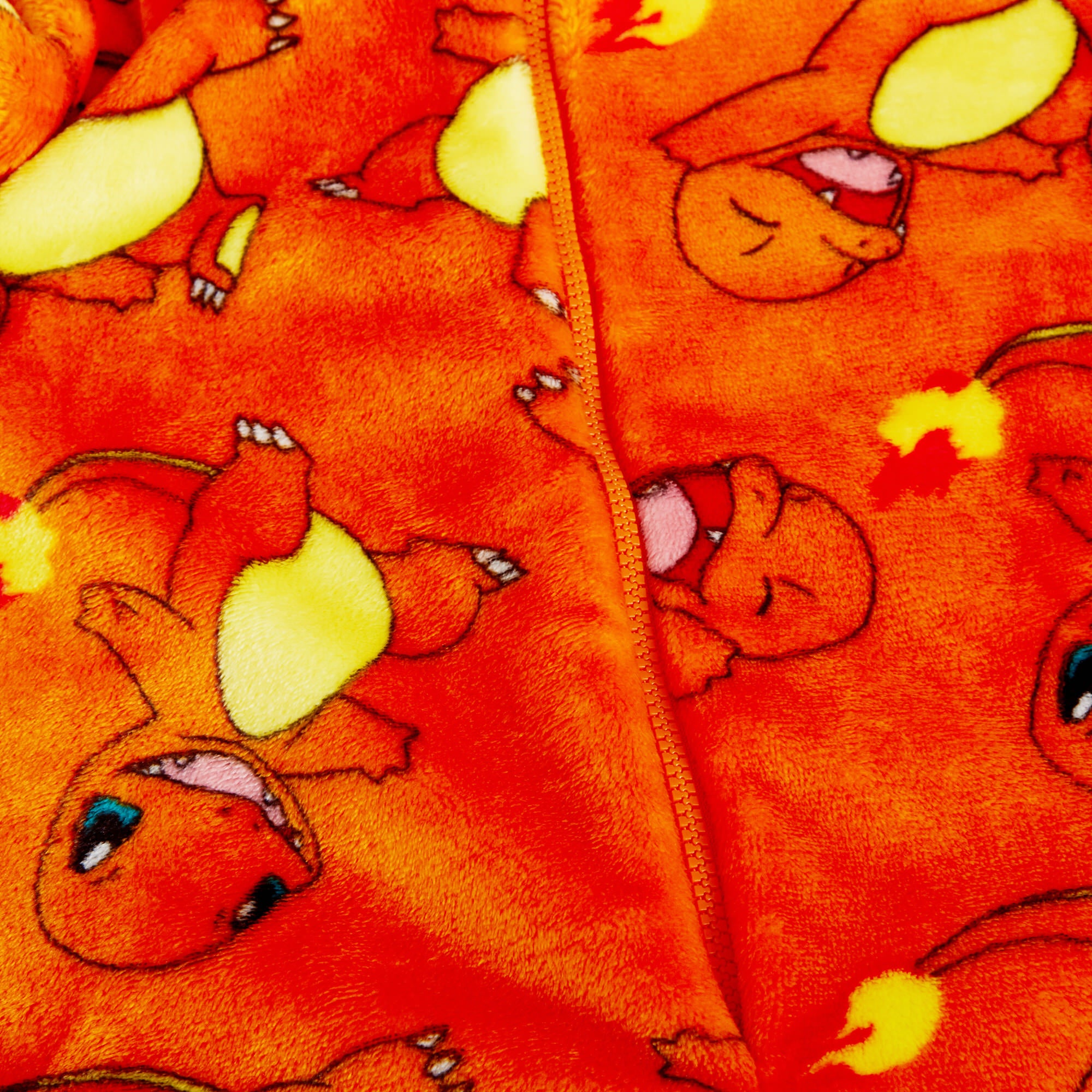 Kids Pokemon Hooded All In One Pikachu Charmander Gengar Onesie Fleece Pjs Loungewear