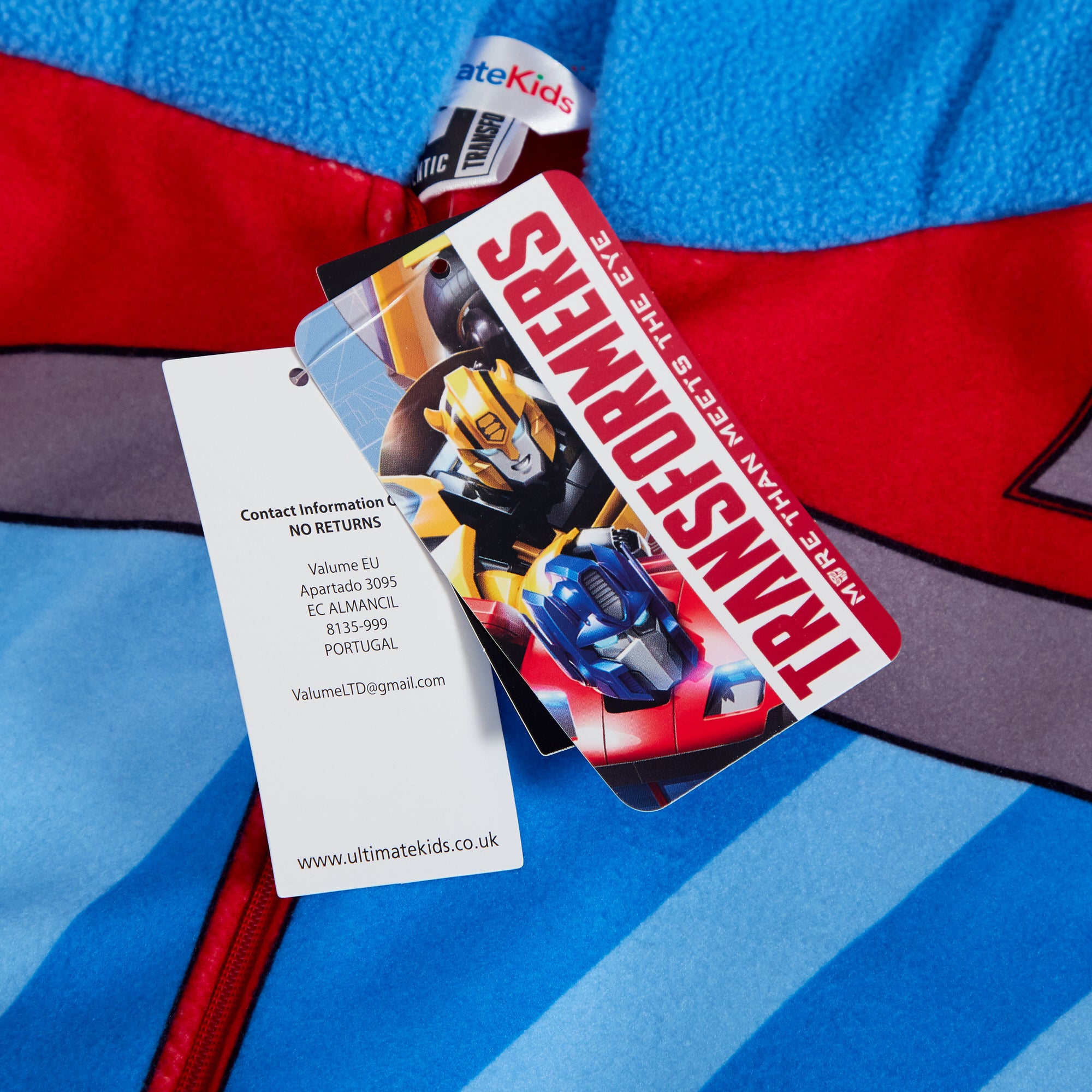 Boys Dress Up Transformers All In One Optimus Prime Bumblebee Fleece Pj Pyjamas