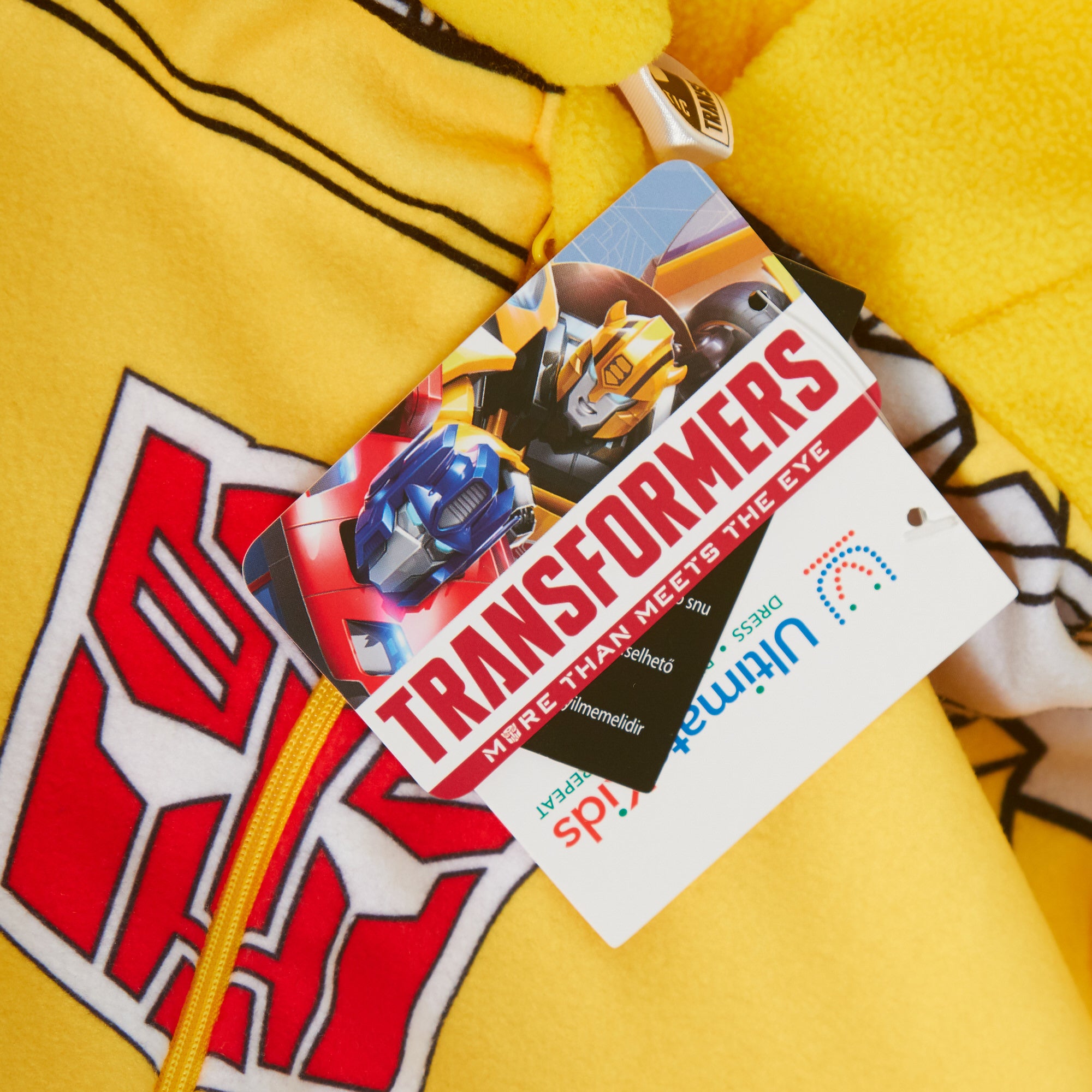 Boys Dress Up Transformers All In One Optimus Prime Bumblebee Fleece Pj Pyjamas