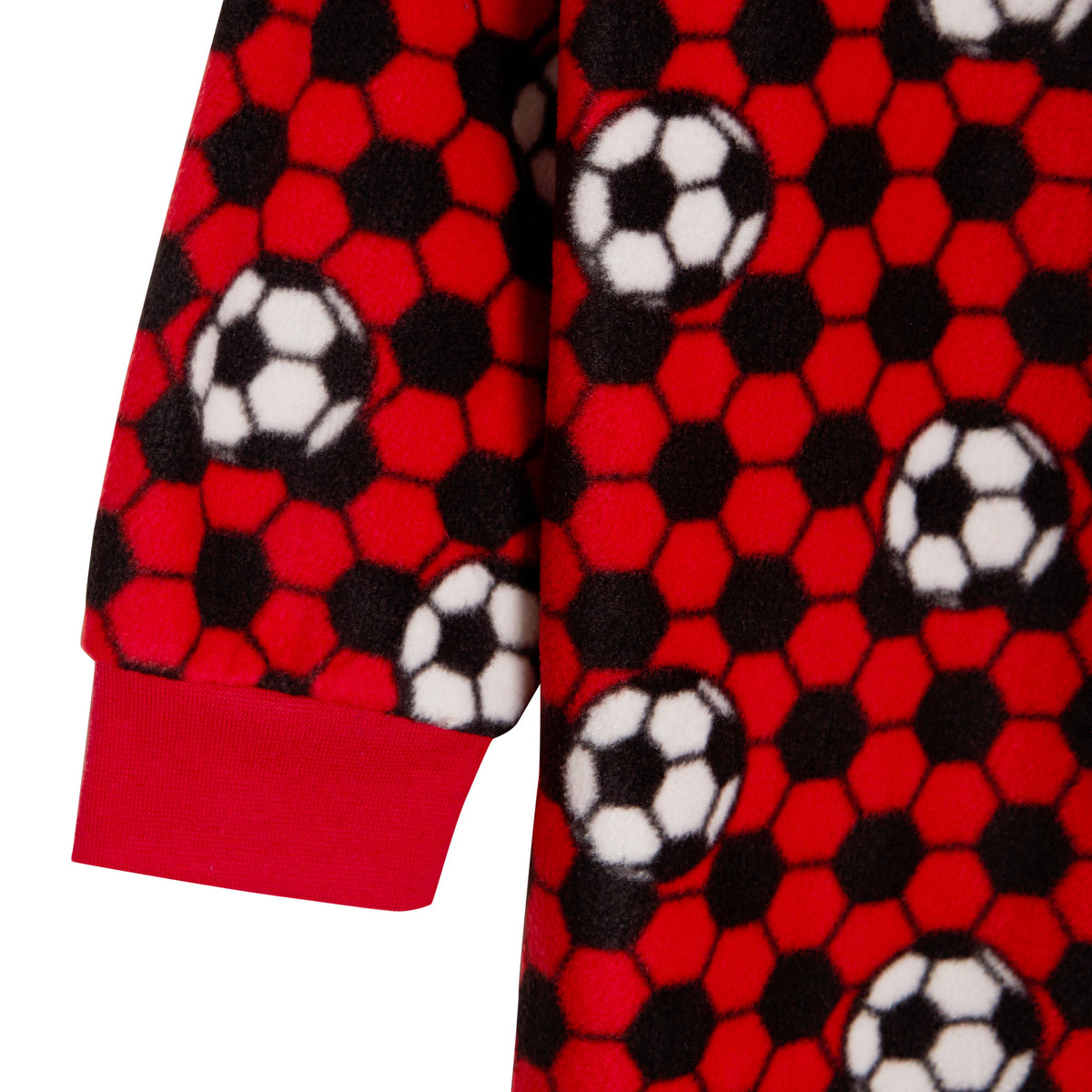 Boys Football All In One Red 7-8 Years