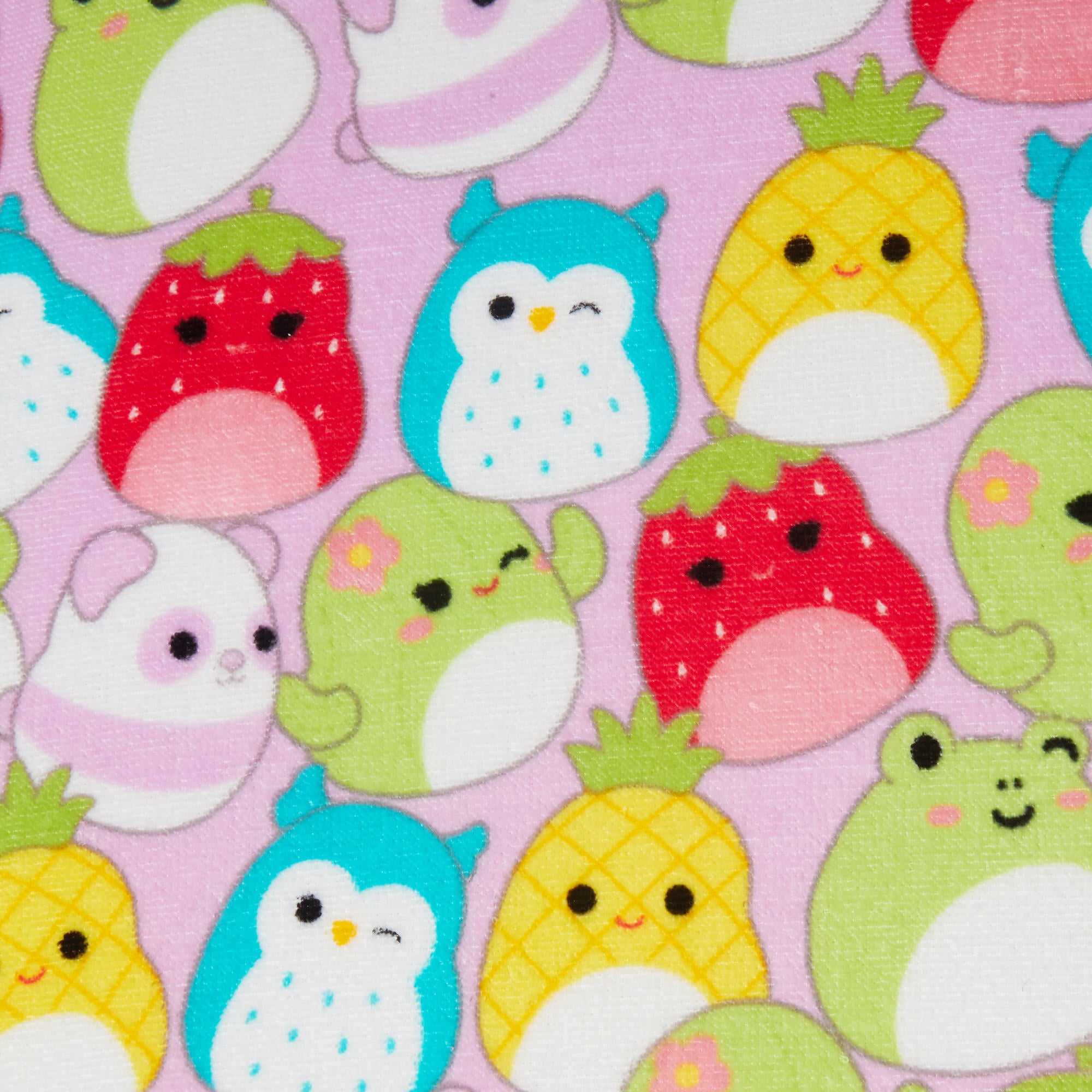 Kids Squishmallows Hooded Towel Girls Poncho 100% Cottton Beach Towel Bath Towel Changing Wrap