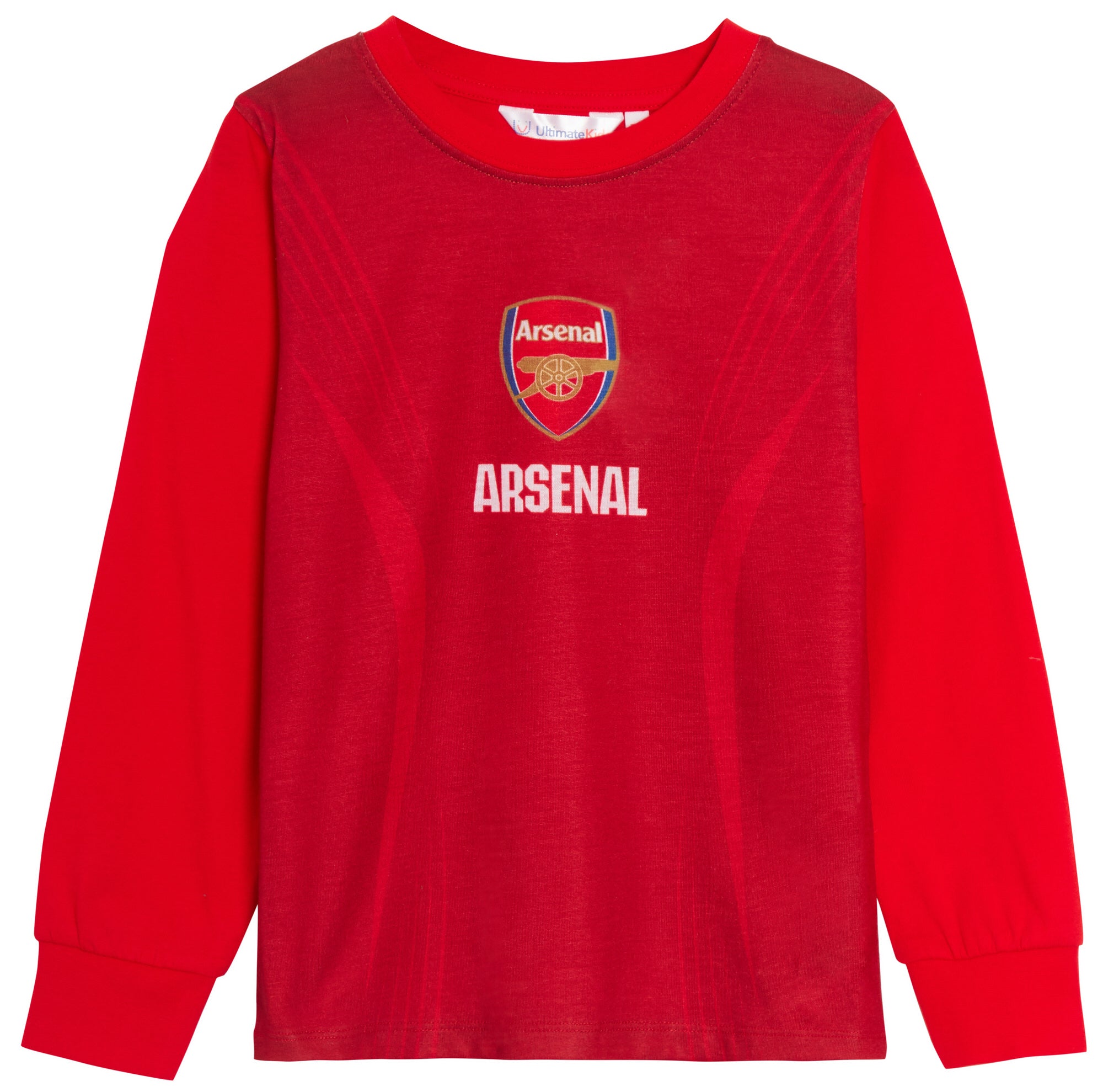 Kids Arsenal F.C. Pyjamas + Dressing Gown 3 Piece Nightwear Set Premier League Football Club Matching Robe Pjs Set