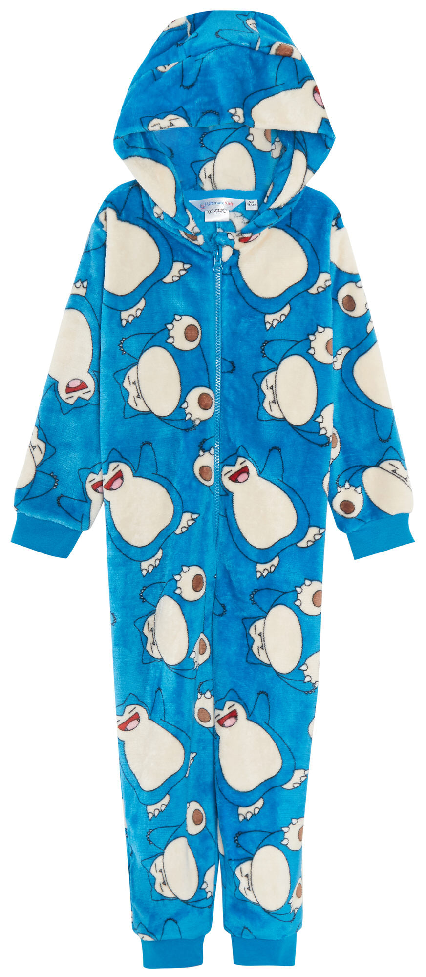 Kids Pokemon Hooded Onesie All In One Pikachu Charmander Gengar Onesie Fleece Pjs Loungewear