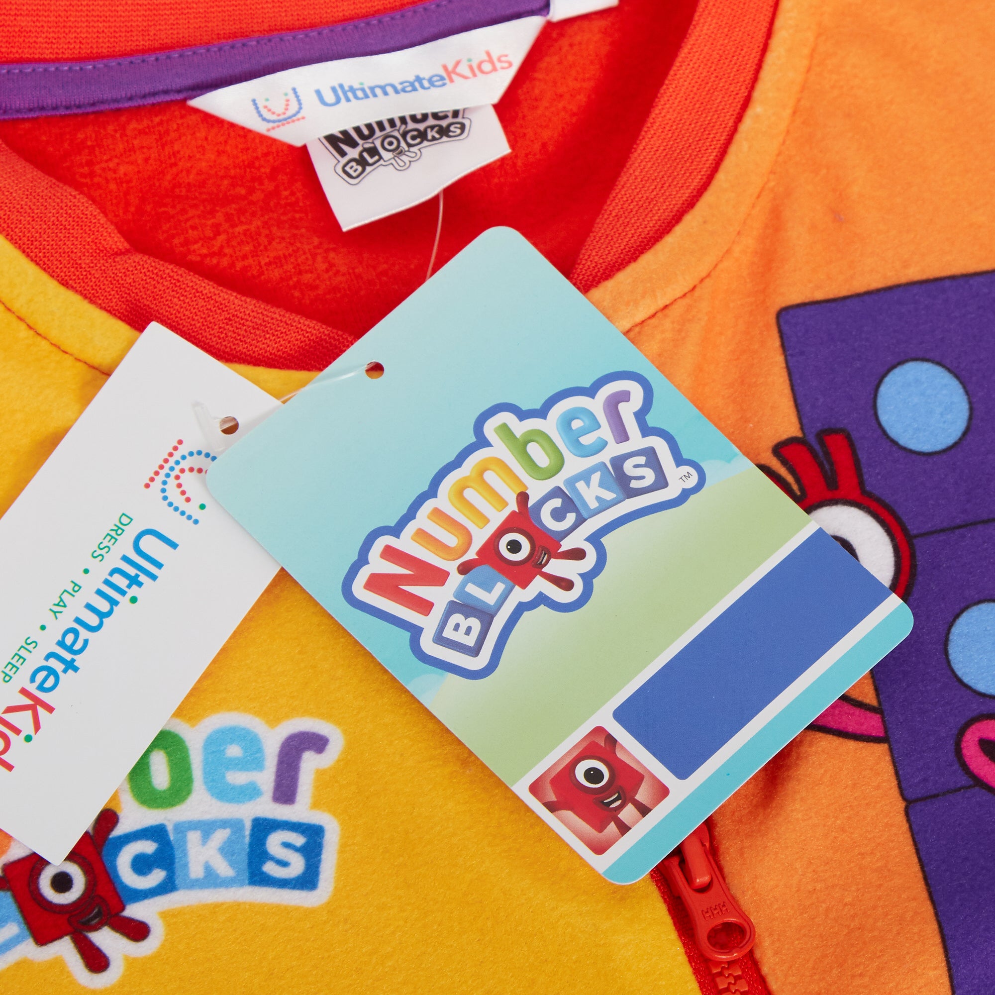 Numberblocks Onesie All In One For Kids Girls Boys Pyjamas Kids Fleece Pjs Zipped Sleepsuit