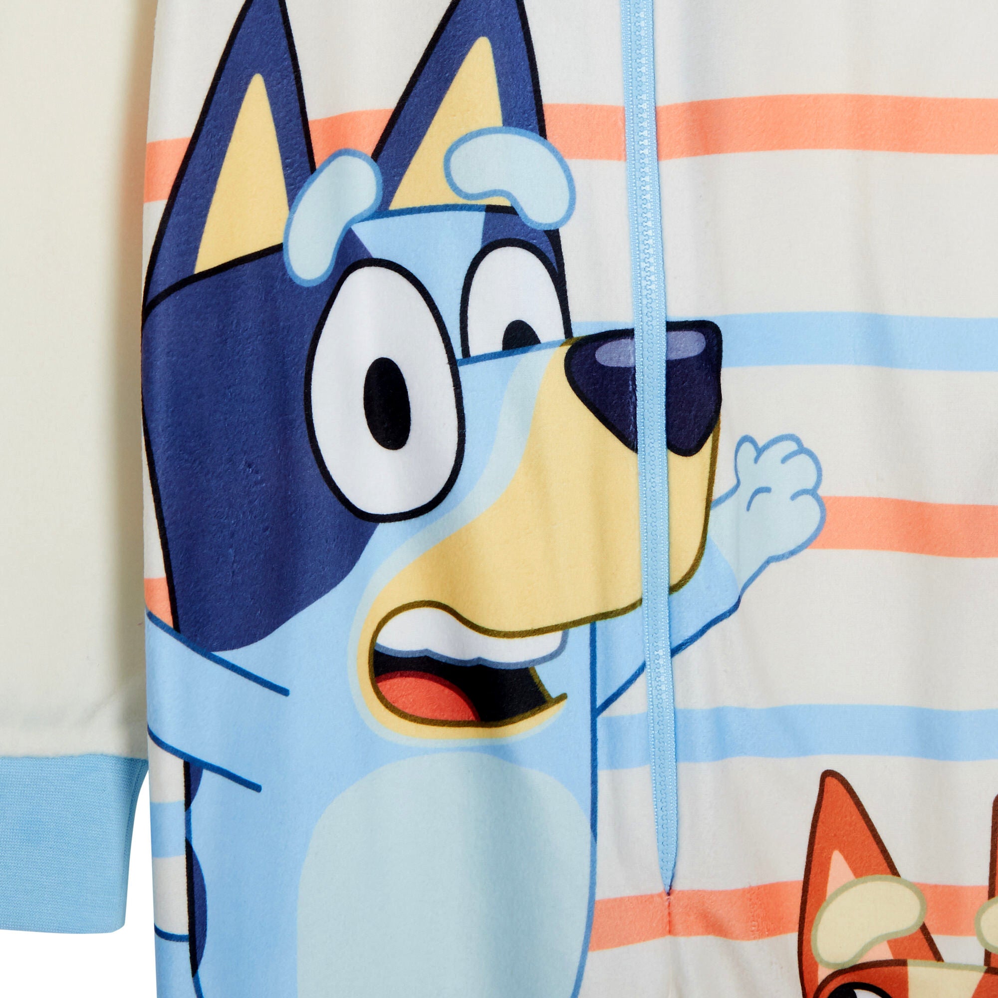 Kids Bluey Onesie For Kids All In One Girls Boys Pyjamas Fleece Pjs Zipped Sleepsuit