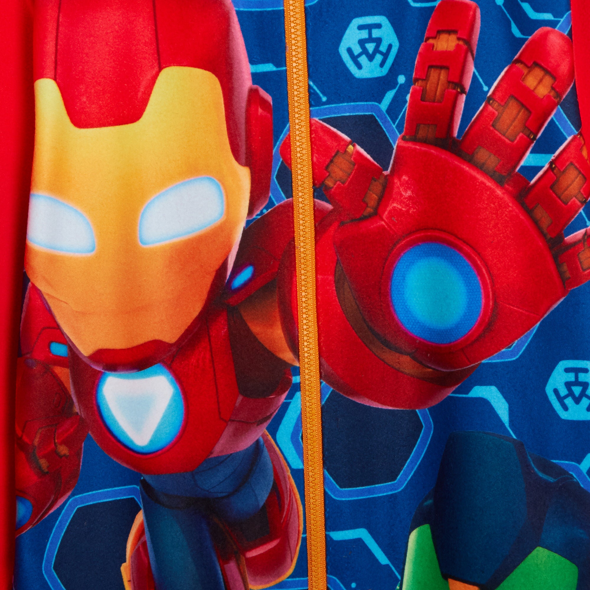Iron Man and His Awesome Friends Fleece All In One Avengers Sleepsuit Pyjamas PJs