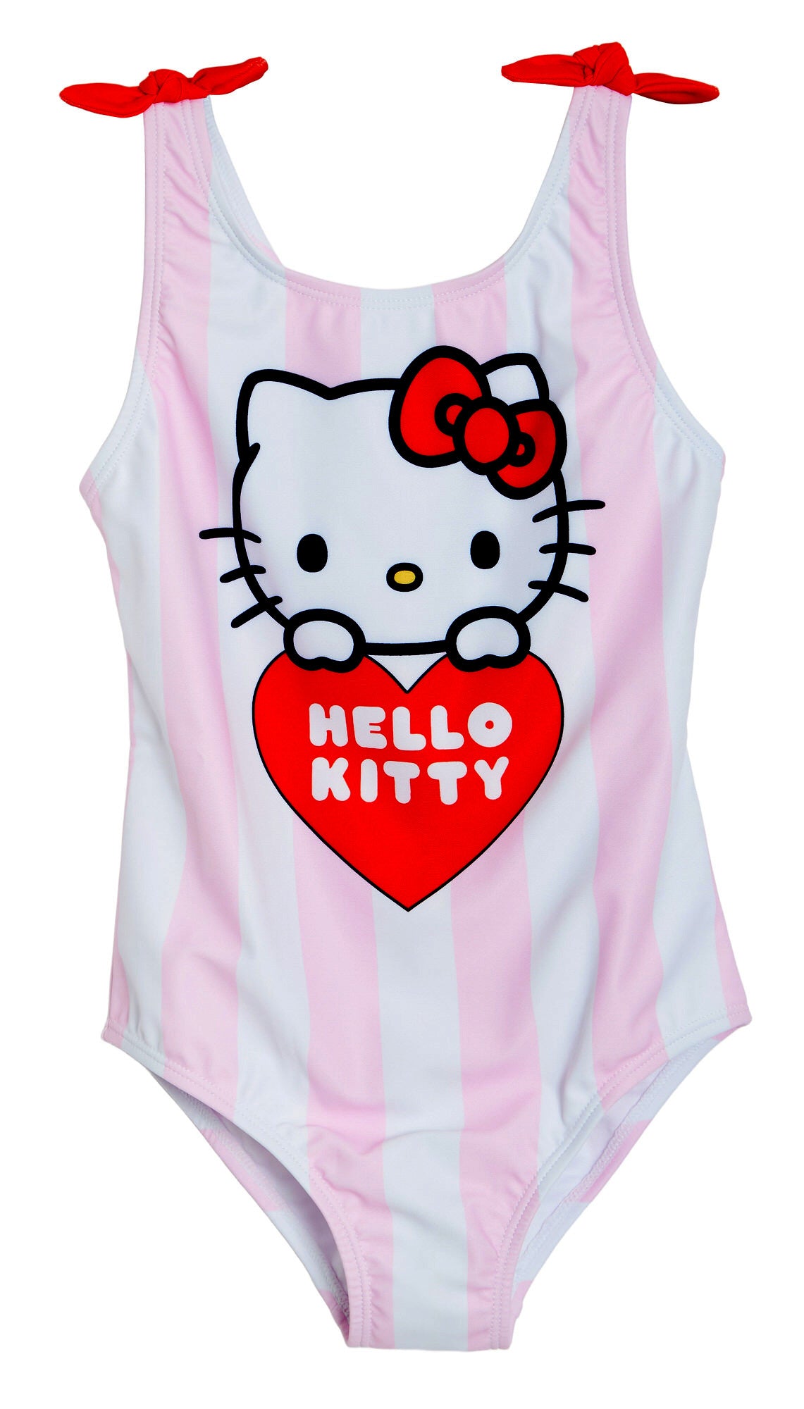 Girls Hello Kitty Swimming Costume Kids Kitten Swimwear One Piece Swimsuit Pool