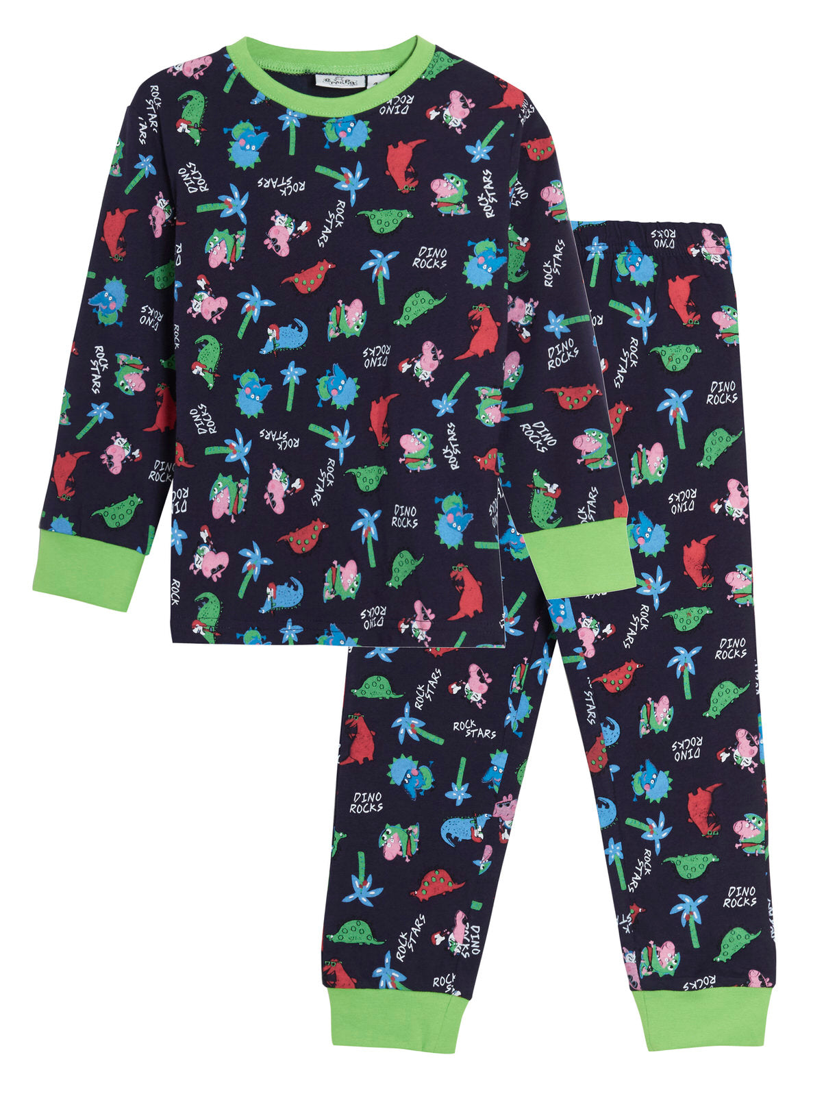 George Pig Pyjamas for Boys Dinosaur Pjs Dino Full Cuffed Length Nightwear Set
