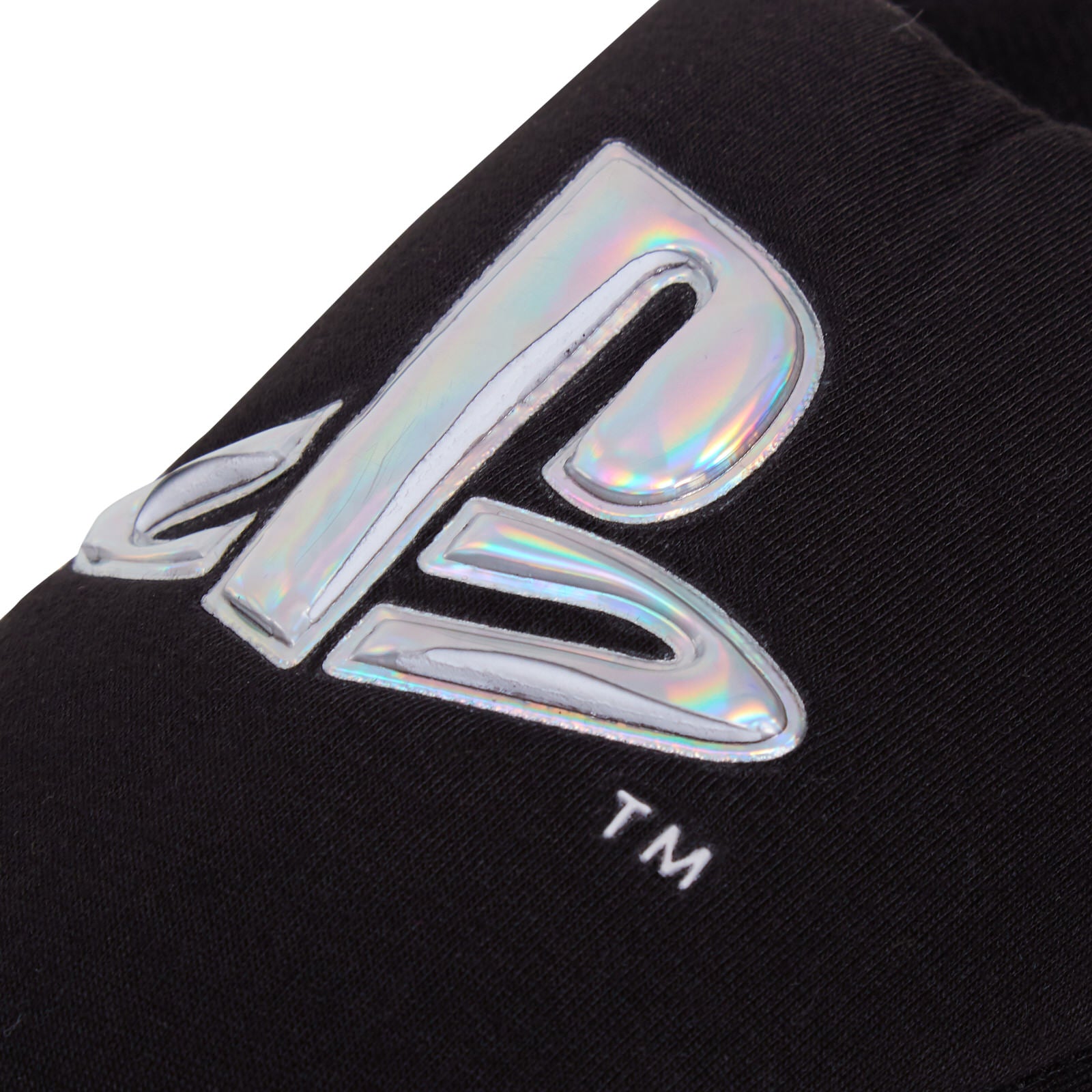 Mens Sony PlayStation Slippers Teen Gamer Open Back Slip On Mules House Shoes