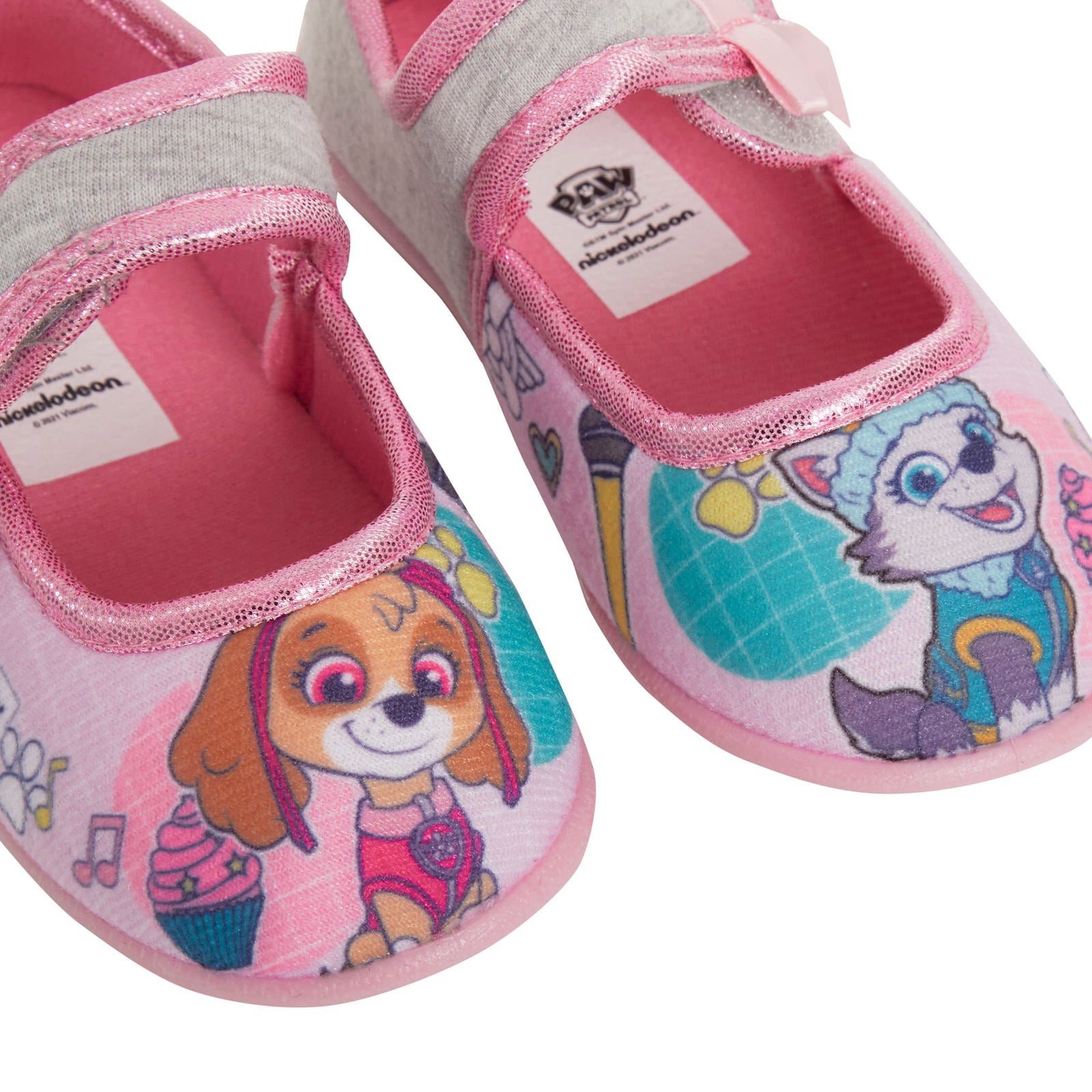 Girls Paw Patrol Slippers Kids Skye Slipper Boots Easy Fasten Ballet House Shoes