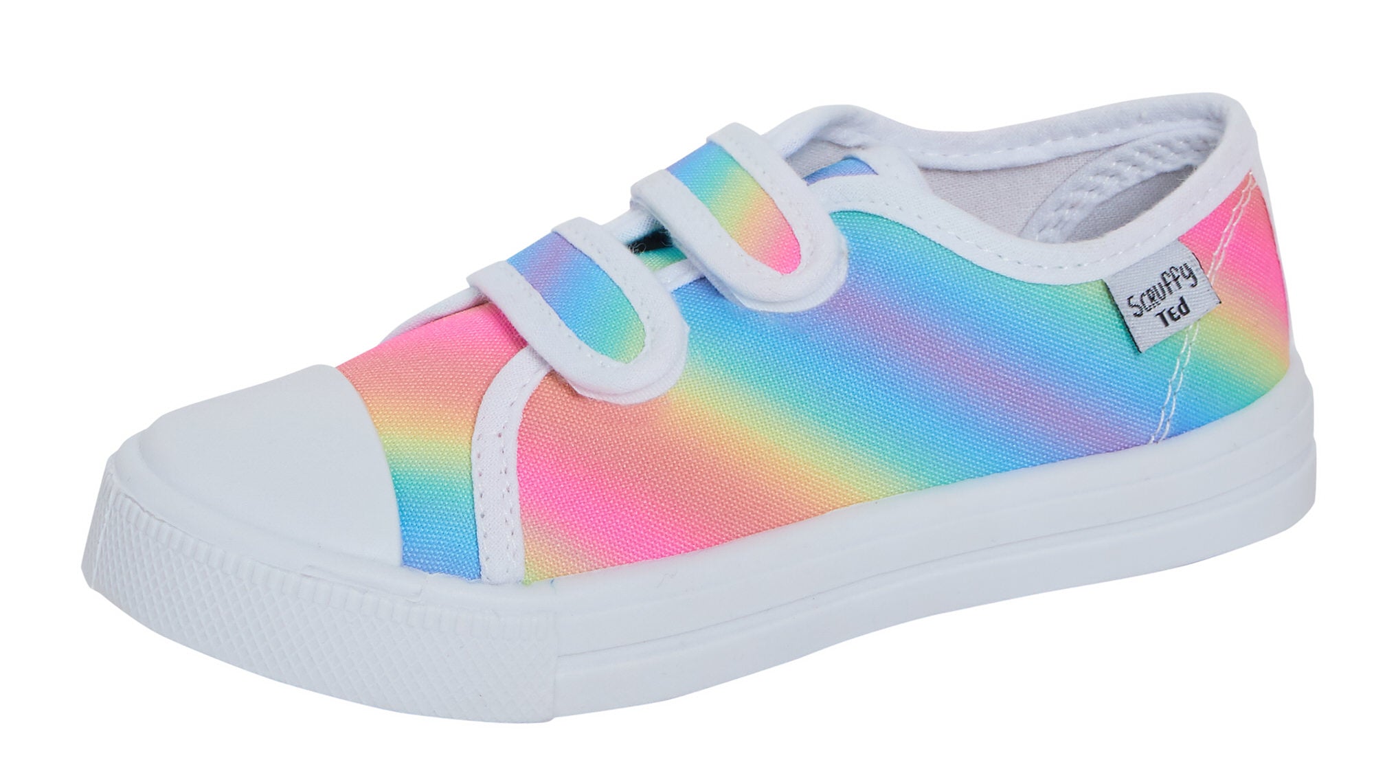 Kids Canvas Pumps Boys Trainers Girls Plimsolls Unisex Easy Fasten Casual Shoes